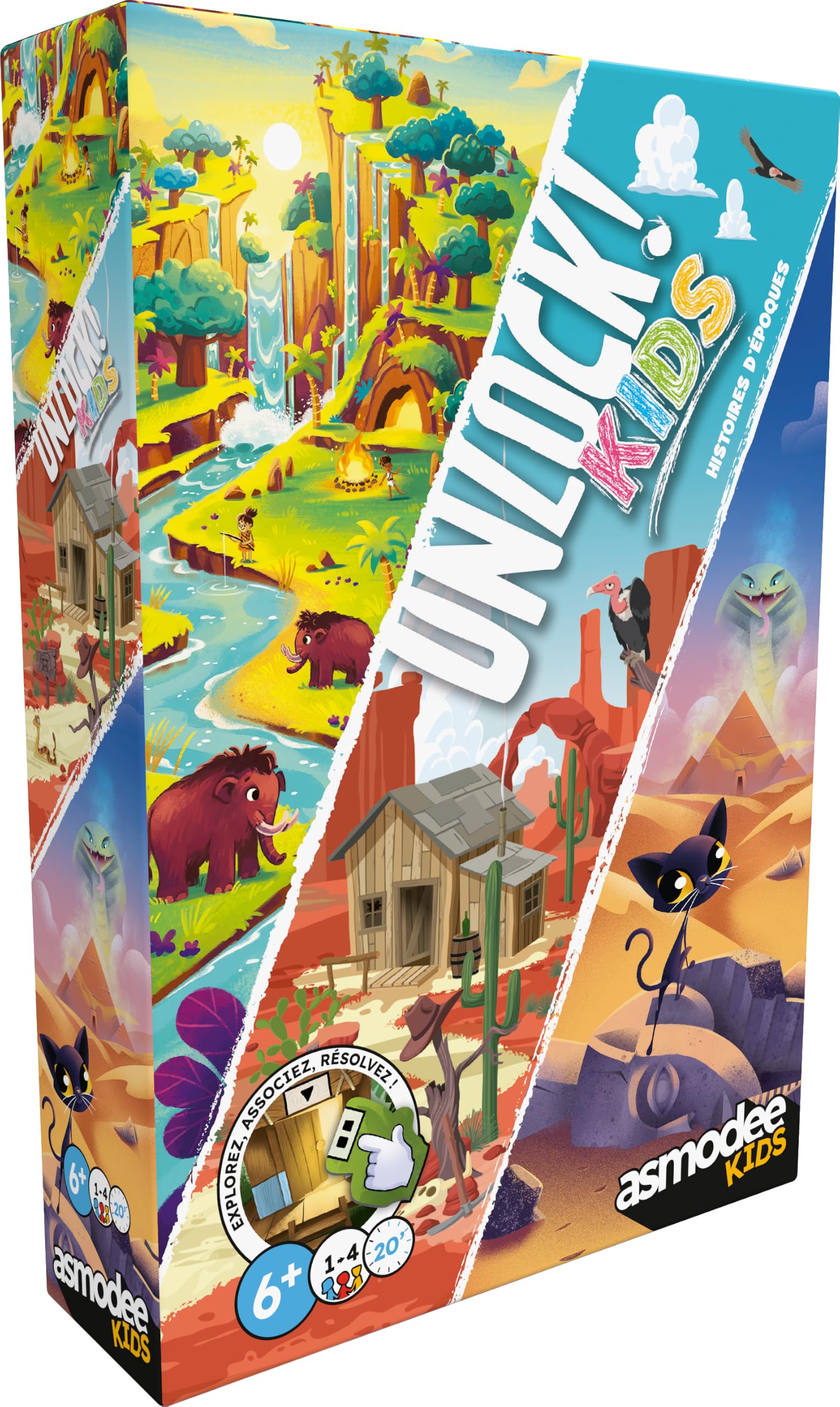 Unlock! Kids Histoires d'Époques, escape game dès 6 ans — idée cadeau