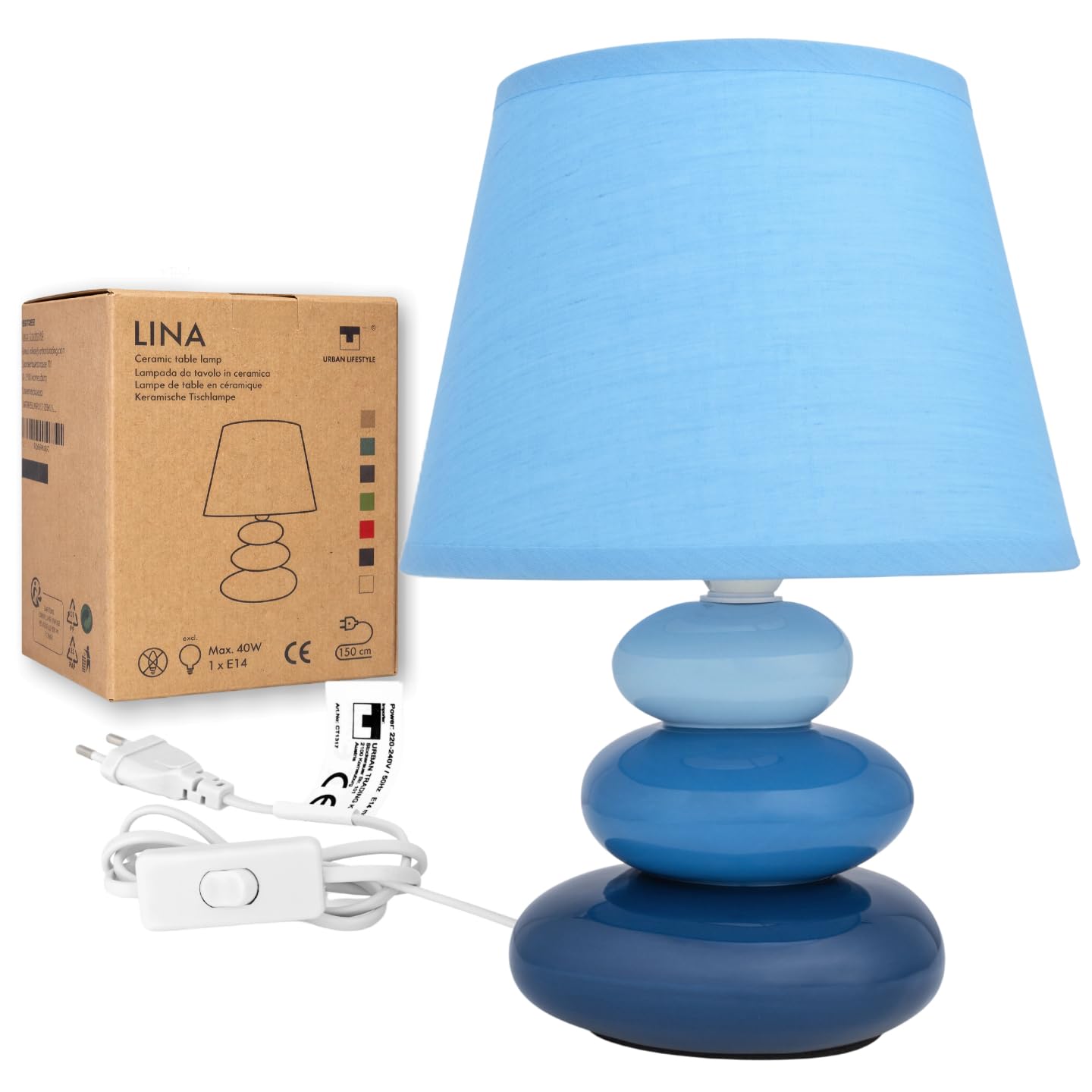 La lampe de chevet Lina Urban Lifestyle, canapé en céramique — cadeau drôle