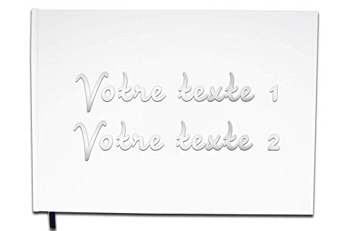 UTTSCHEID, livre d'or personnalisé 2 lignes, 100 pages — idée cadeau