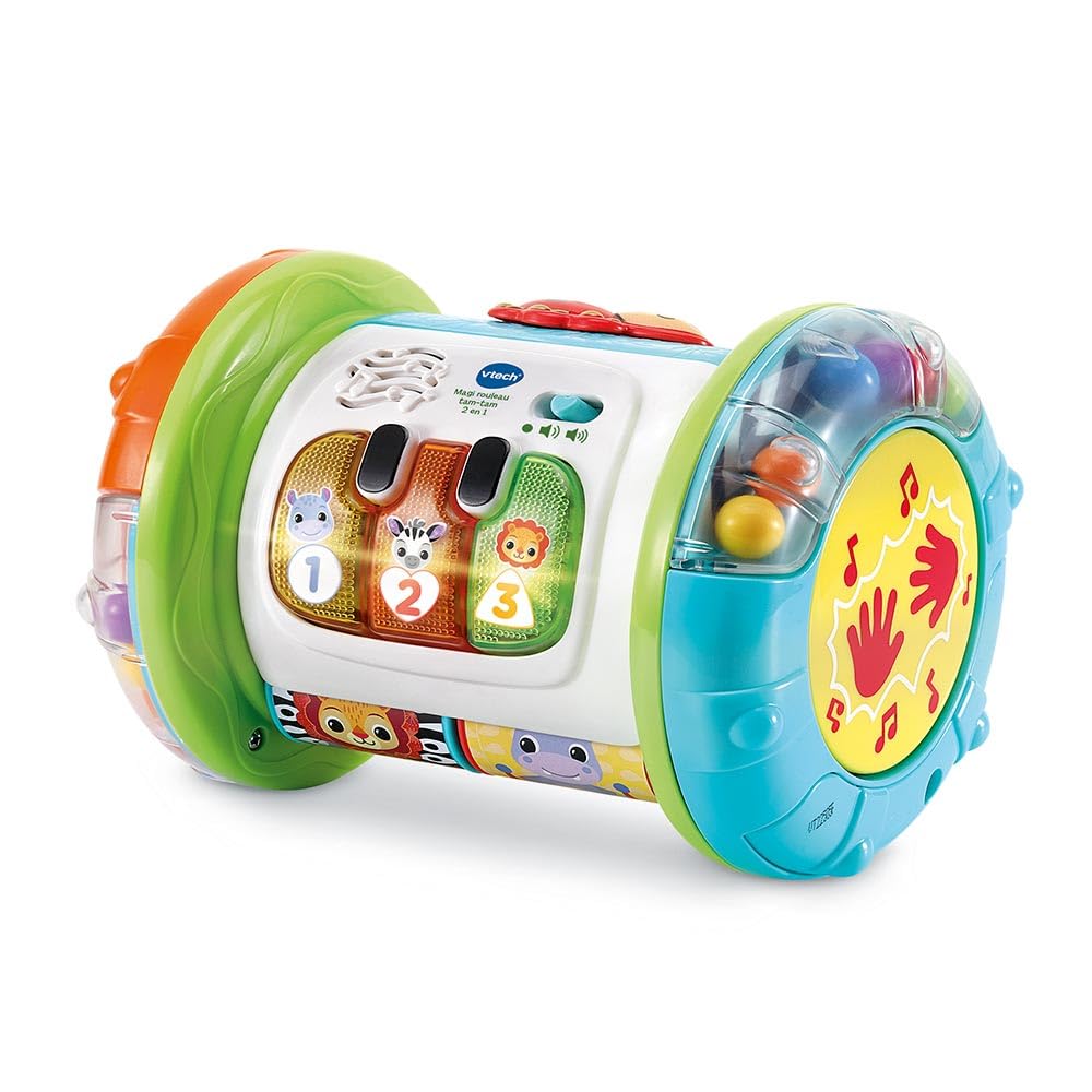 VTech Baby Magi Rouleau Tam-Tam, jouet musical 3 en 1 dès 9 mois