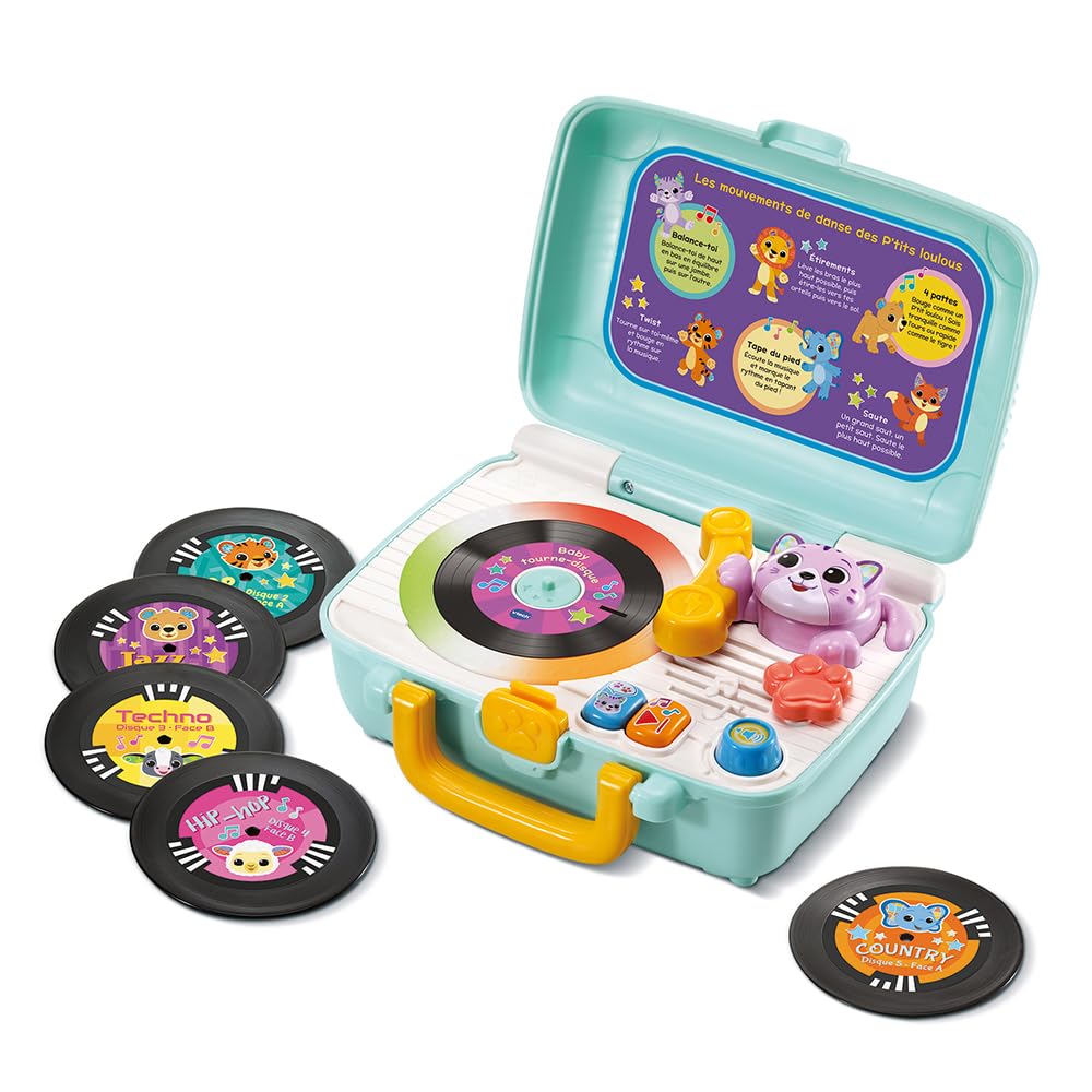 VTech Baby, tourne-disque en mallette, dès 1 an — cadeau drôle et insolite