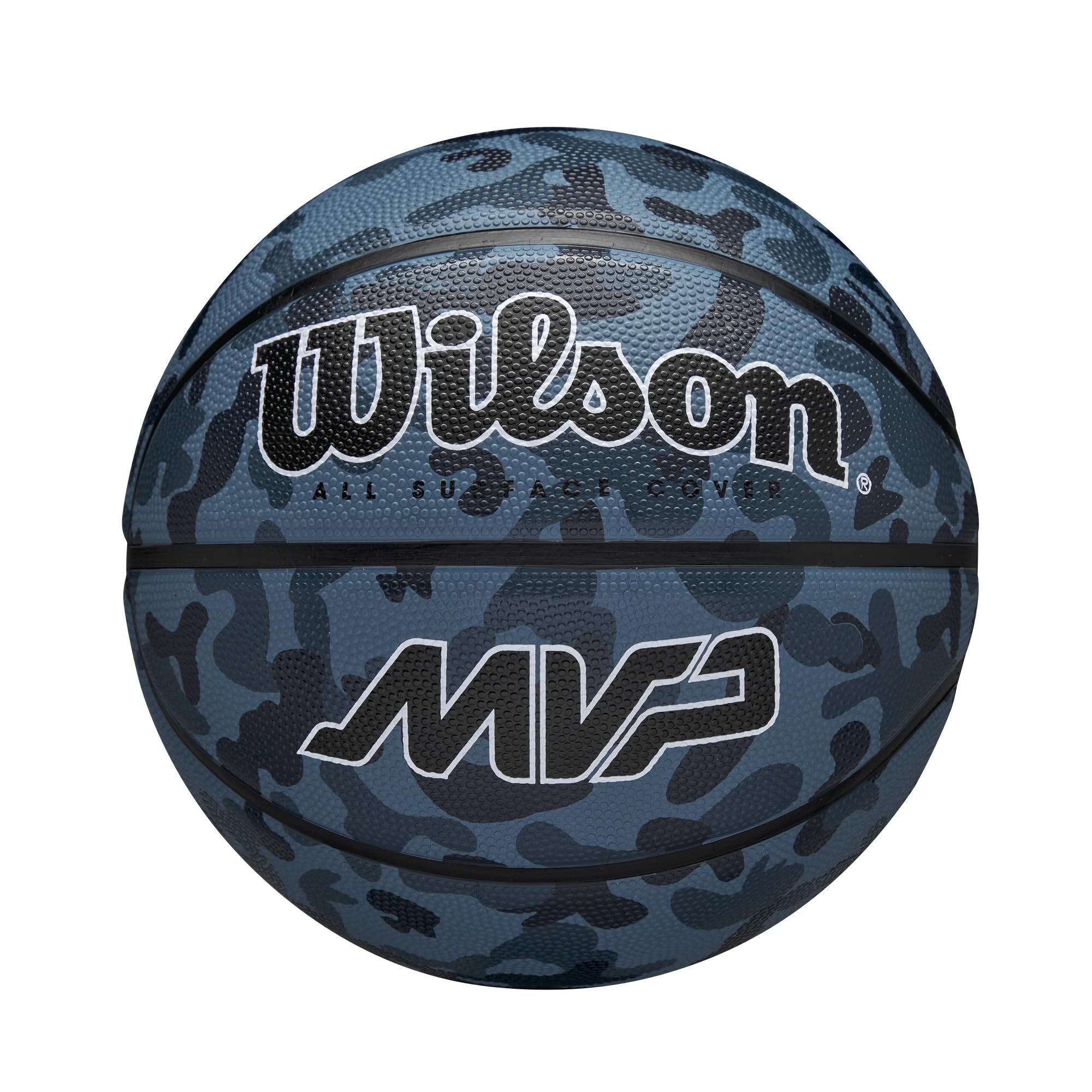 Wilson MVP Camo, ballon de basket bleu taille 6 — cadeau drôle et insolite