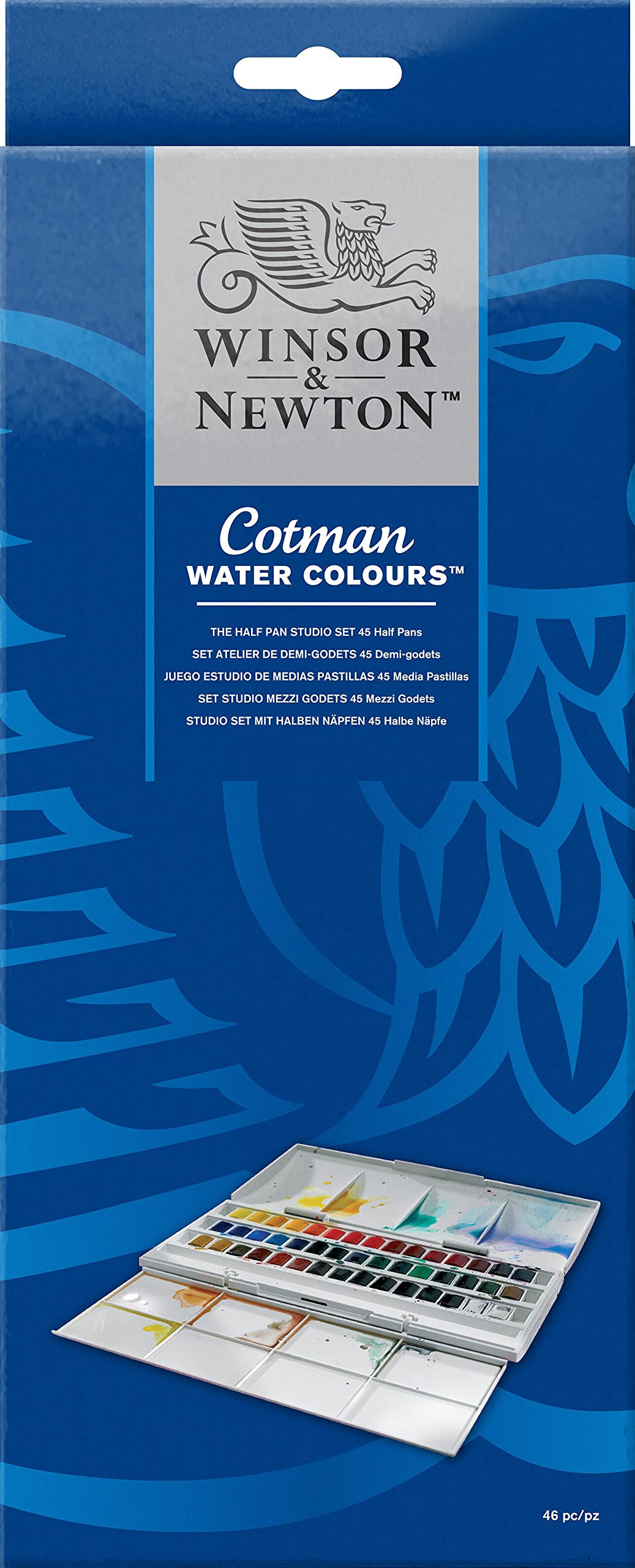 Winsor & Newton Cotman Watercolor Set, 45 Half Pans — original gift idea