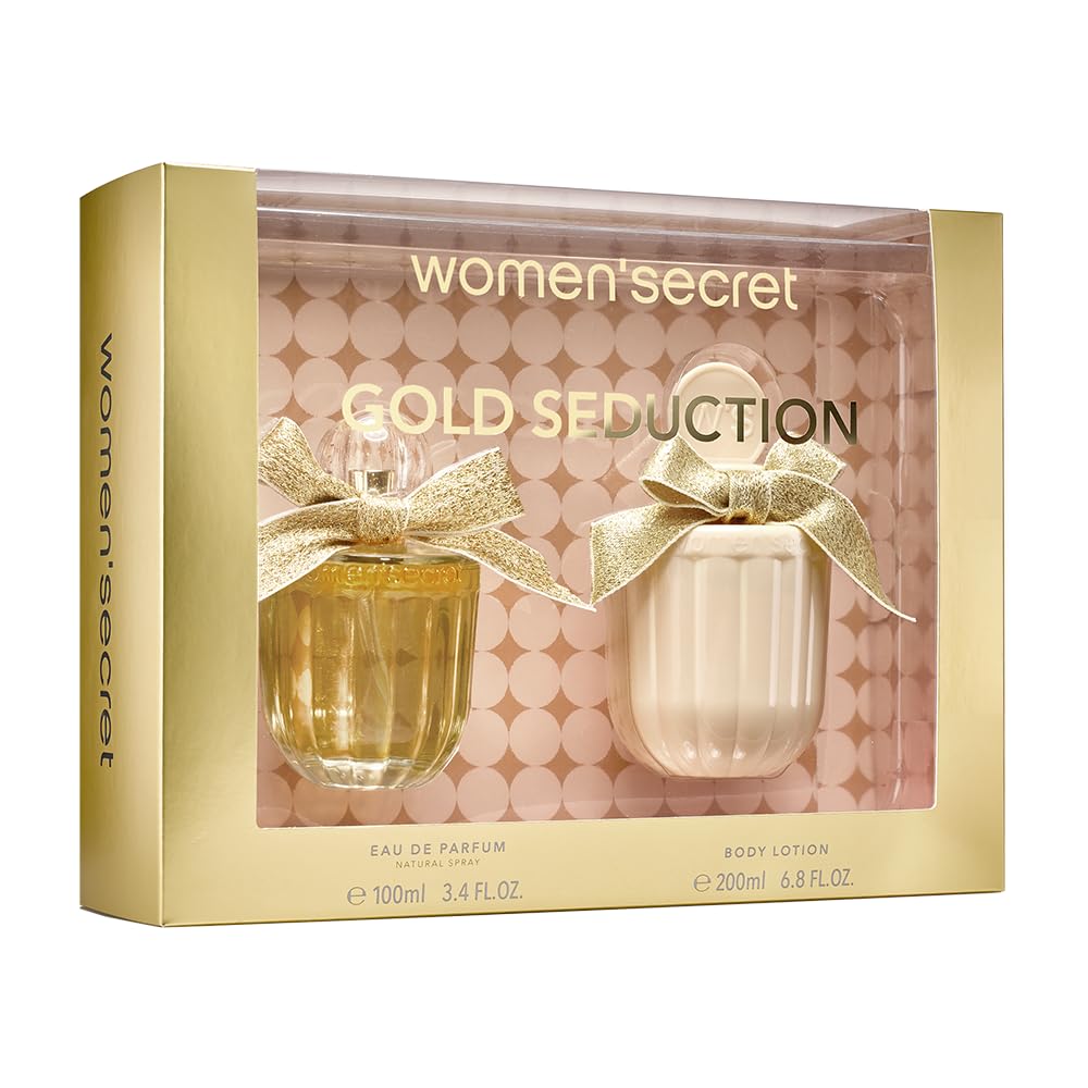 Women'secret Gold Seduction, coffret parfum et lait corps — idée cadeau