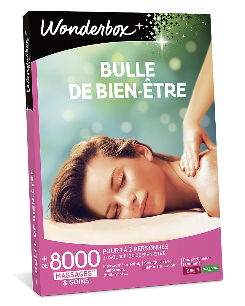 Le coffret cadeau Wonderbox Bulle de Bien-Être — cadeau drôle et insolite