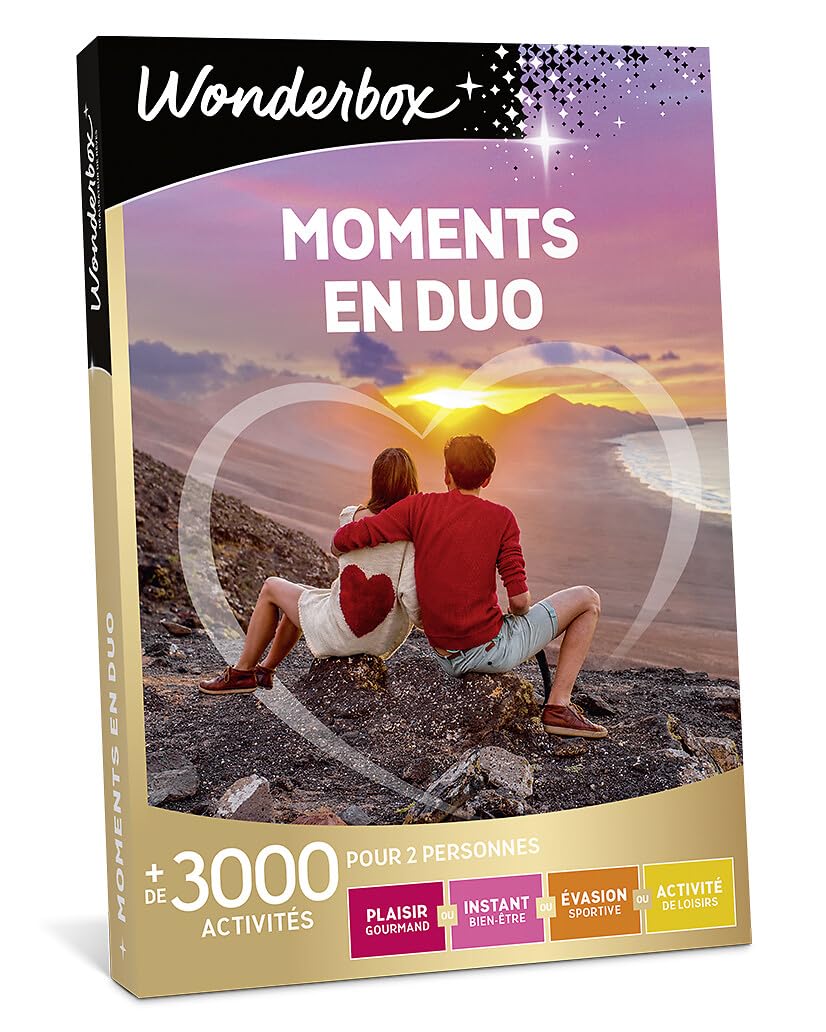 Le coffret cadeau Wonderbox Moments en Duo — cadeau drôle et insolite