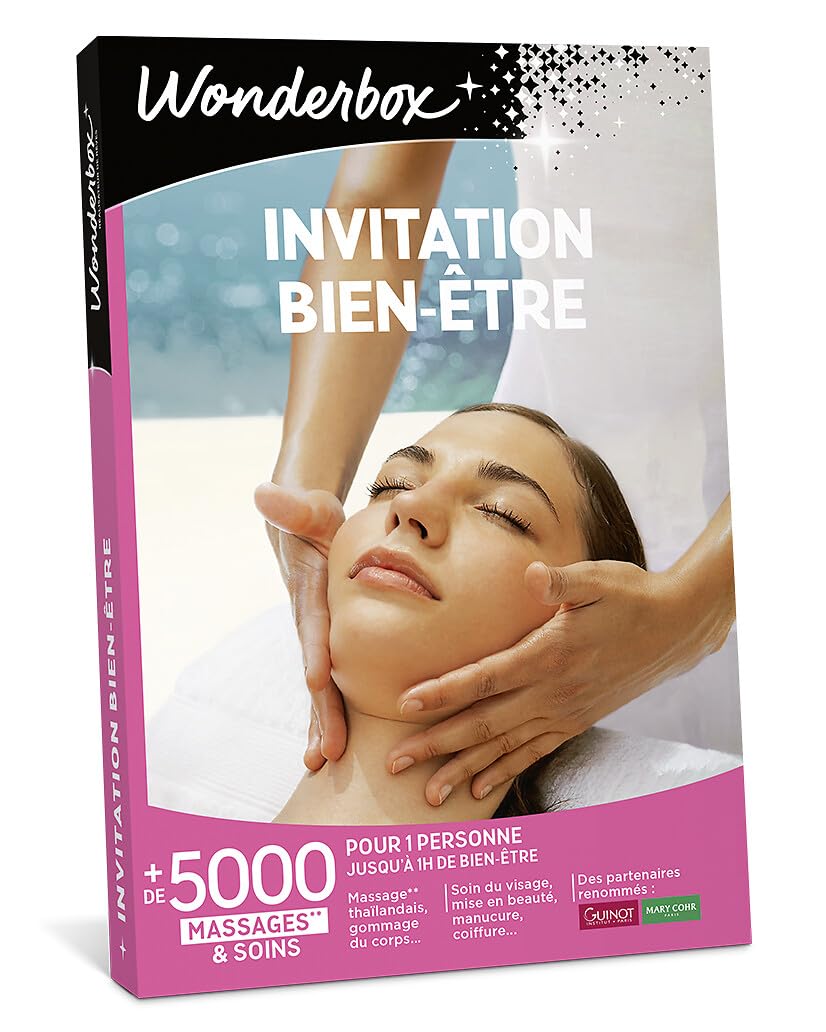 Wonderbox Coffret Invitation Bien-Être, pour 1 personne — idée cadeau