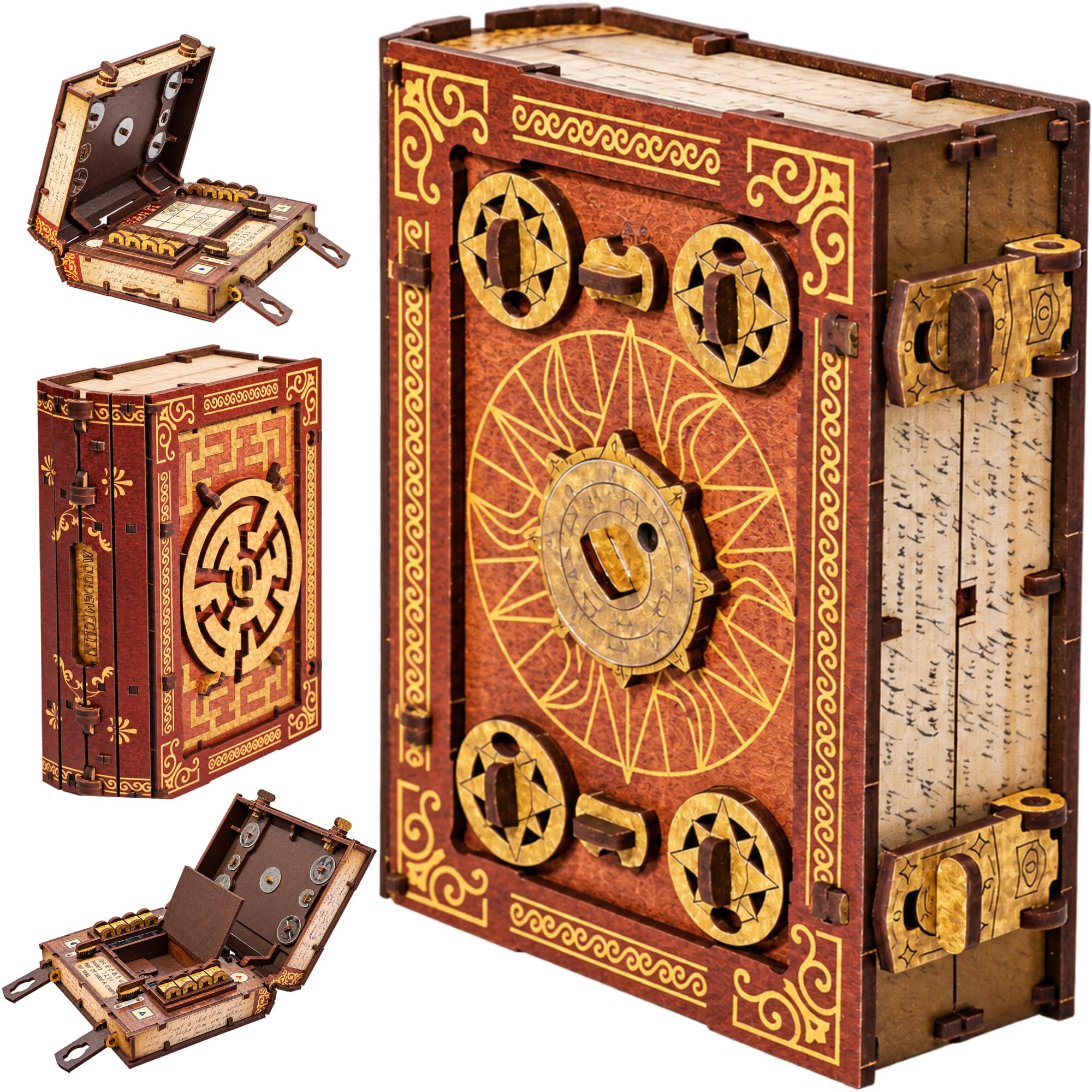 WOODEN.CITY Magic Escape Book, boîte casse-tête à monter