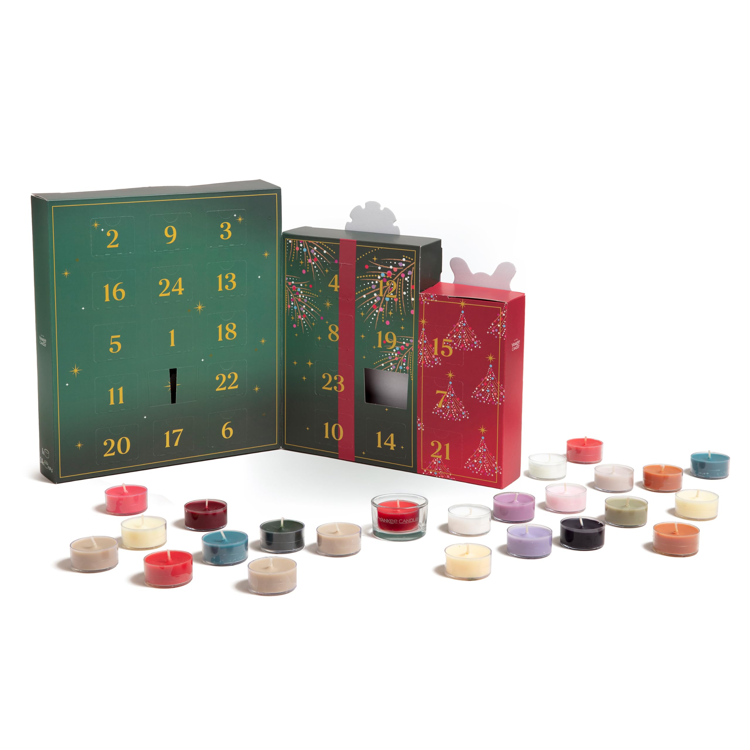 Yankee Candle, calendrier de l'Avent 24 jours de parfum (24 lumignons) — idée cadeau