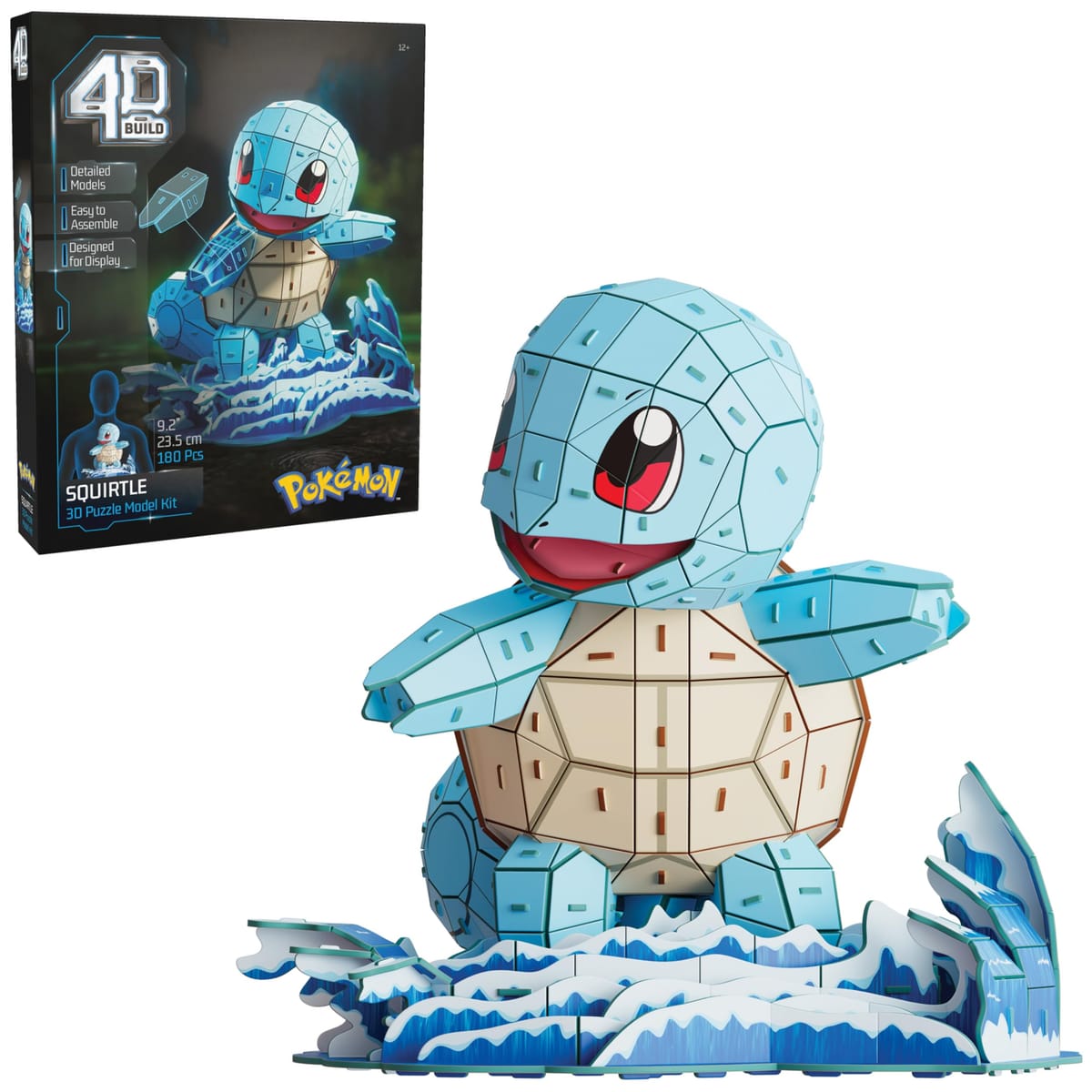 4D Build Pokémon Squirtle 3D Puzzle Model Kit — gift idea