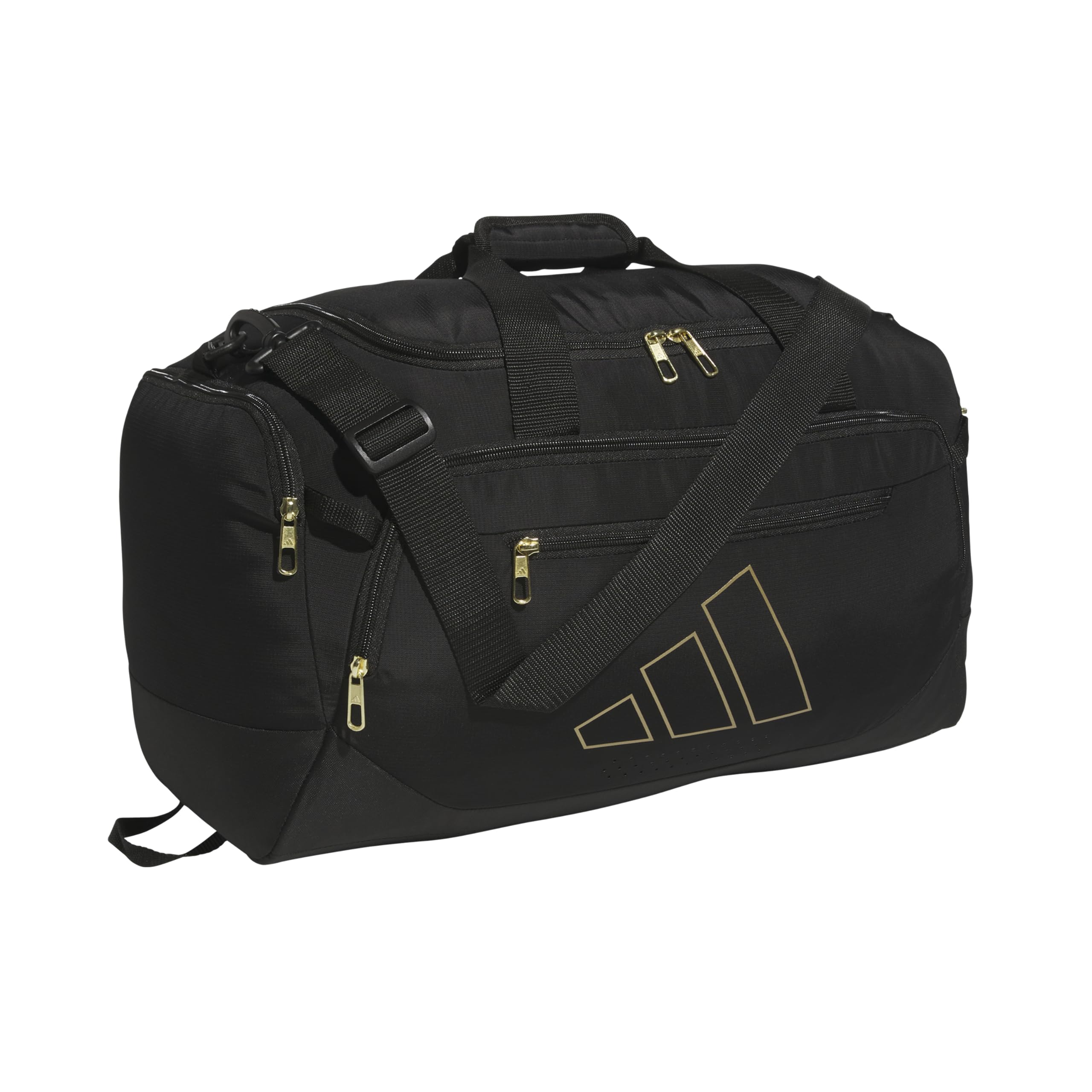 adidas Defender Duffel Bag, Small (Black/Gold Metallic) — funny and quirky gift