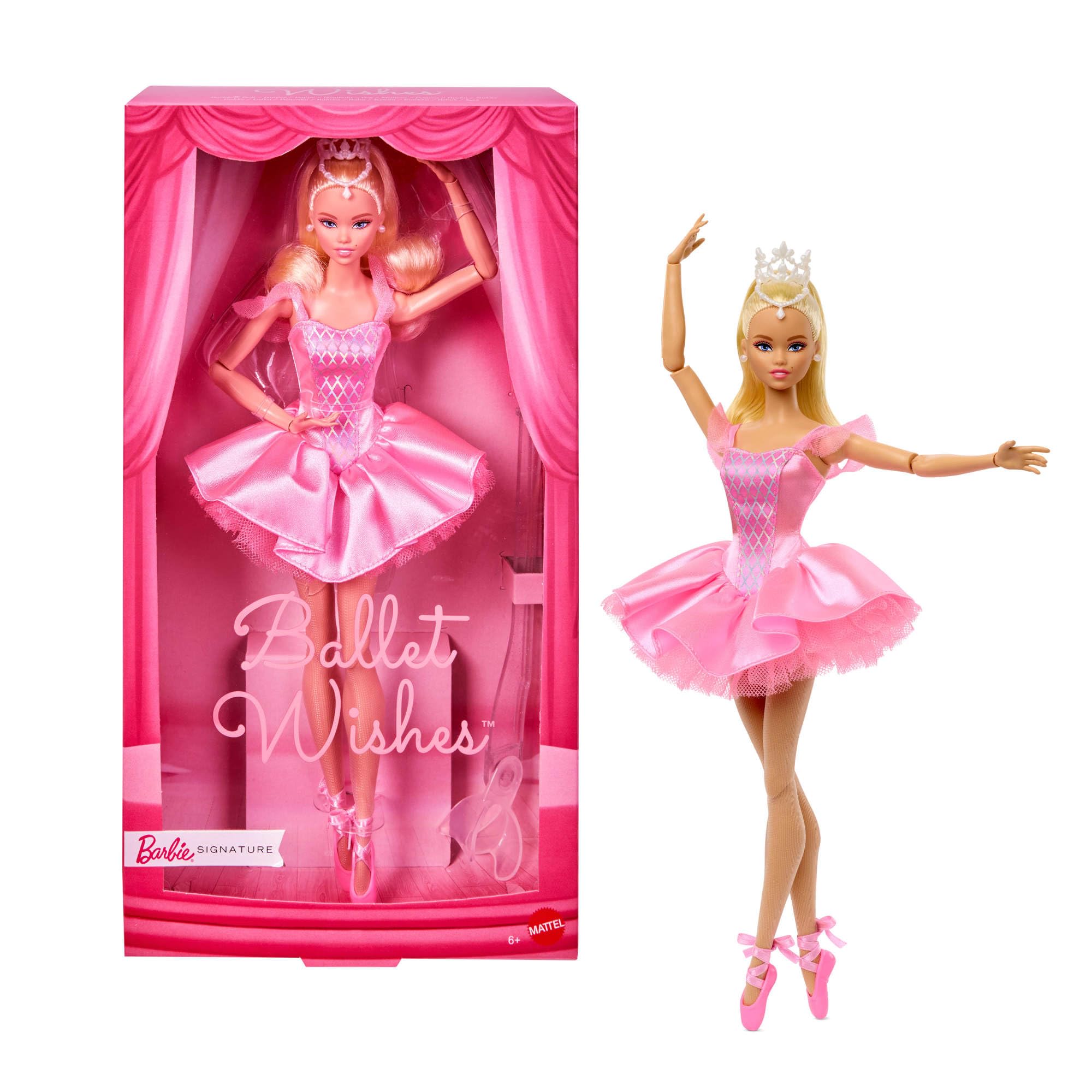 Barbie Signature Ballet Wishes Doll with Pink Tutu — gift idea
