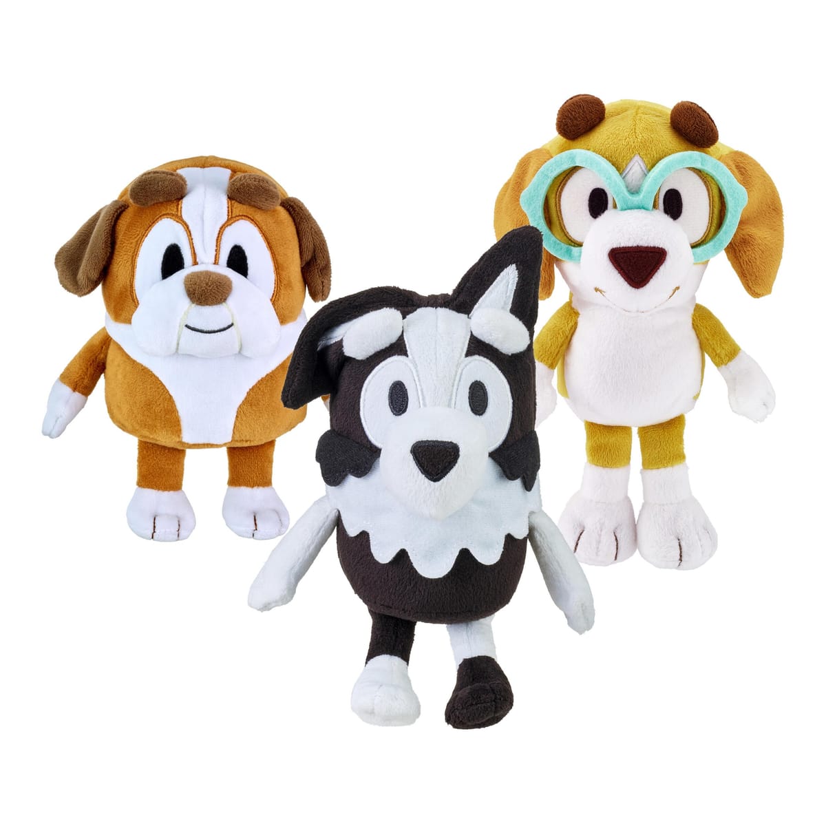 Bluey Friends 3-Pack Plush Toys: Winton, Honey and Mackenzie — gift idea