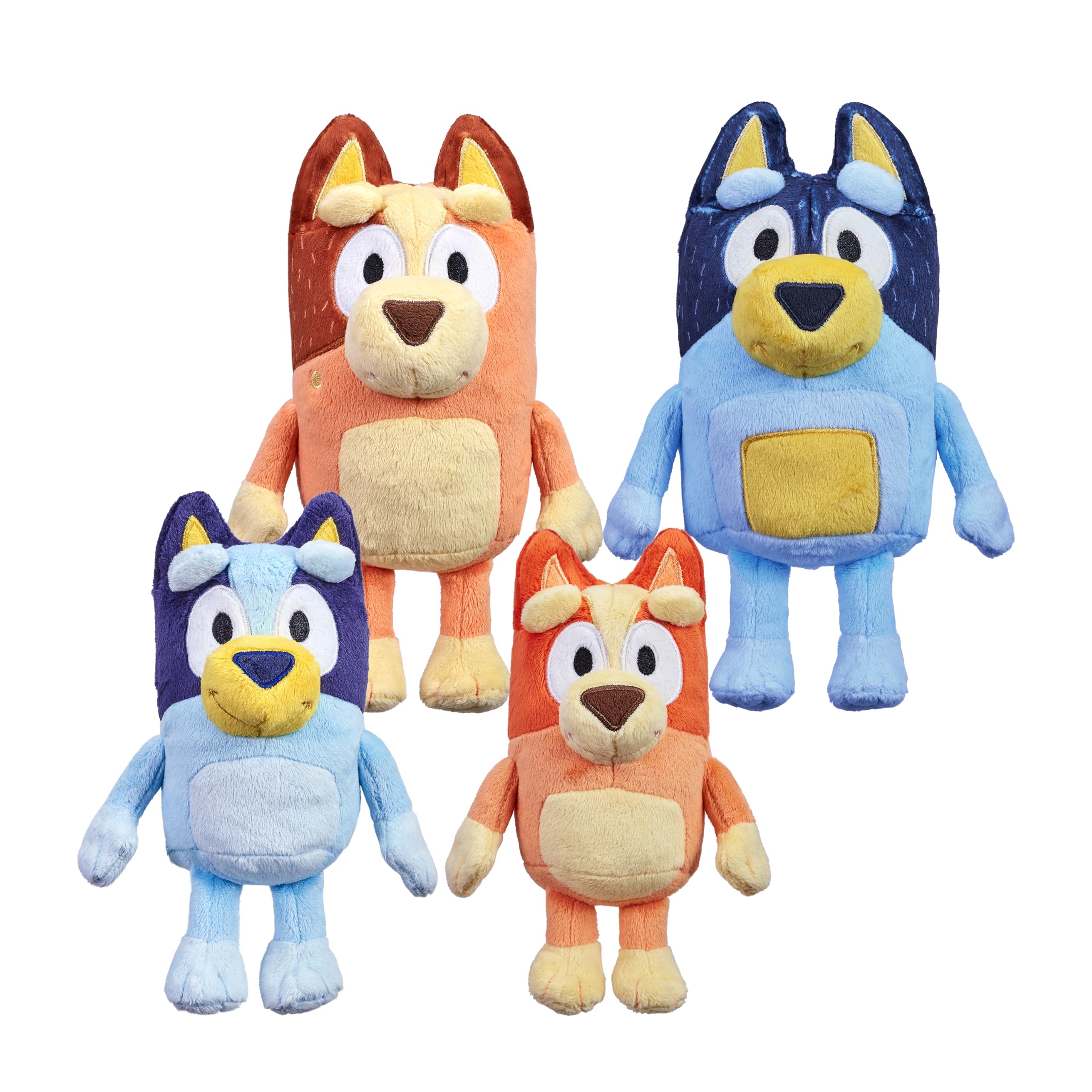 Bluey Heeler Family Plush Set of 4, 7-8 Inch — funny and quirky gift