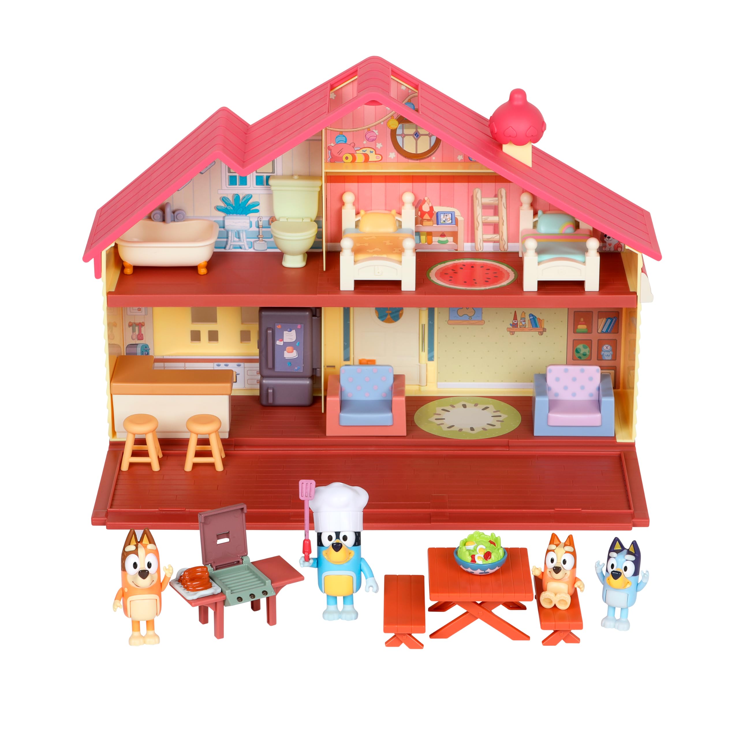 Bluey Mega Bundle Family Home & BBQ Playset — gift idea
