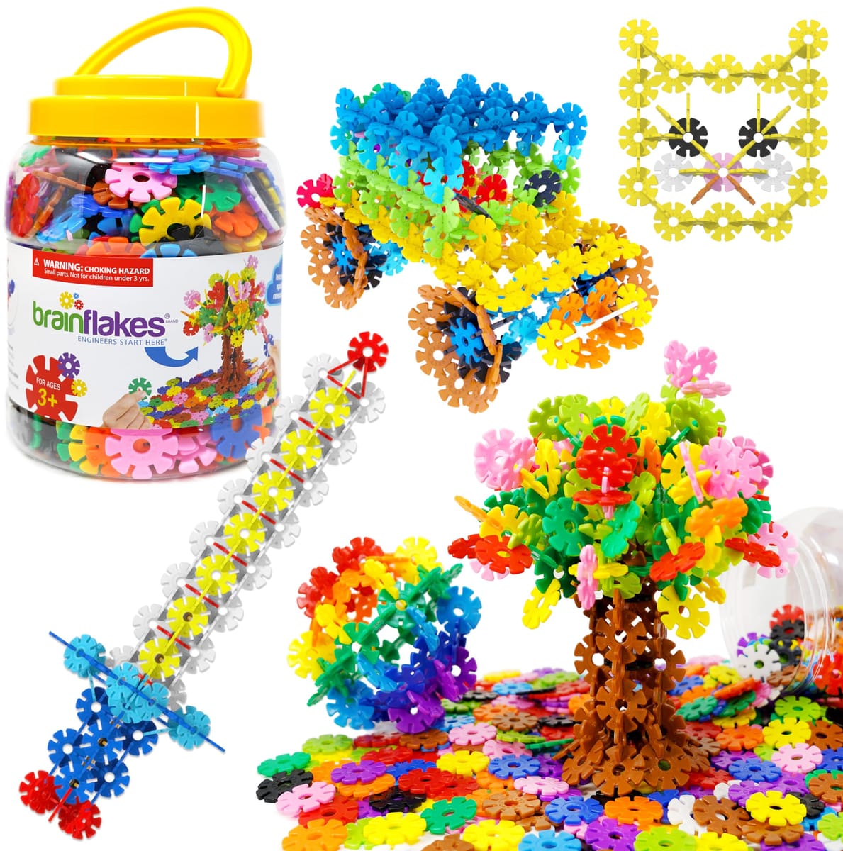 Brain Flakes 500 Piece Interlocking Disc Set — gift idea