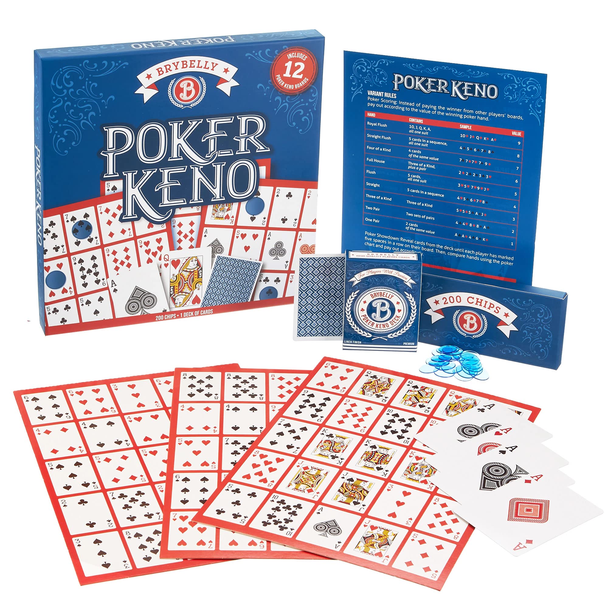 Brybelly Poker Keno Game Set — gift idea