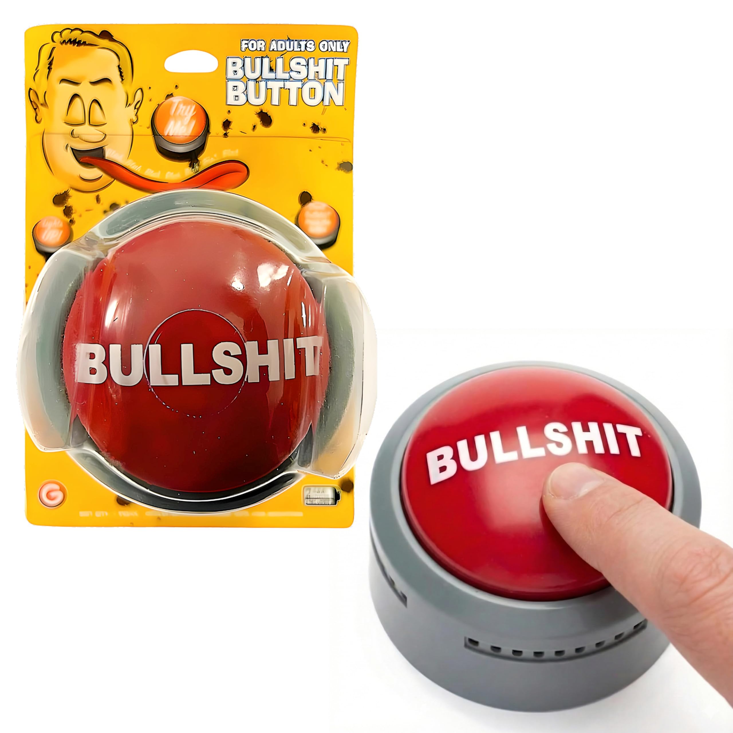 The Official Bullshit Button — funny and quirky gift