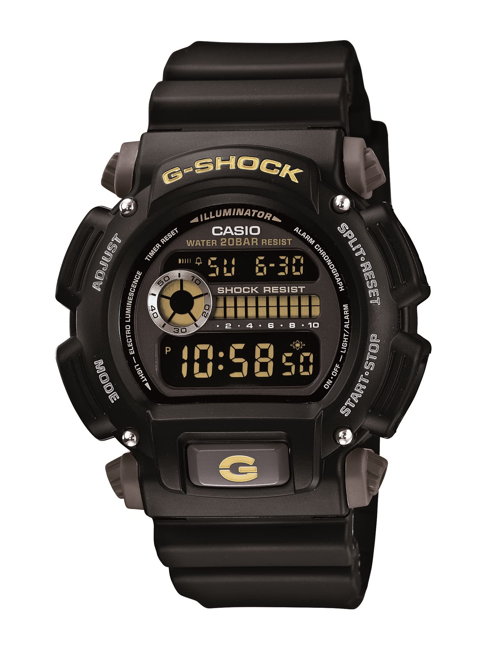 Casio Men's G-Shock Quartz Resin Sport Watch, Black — funny gift