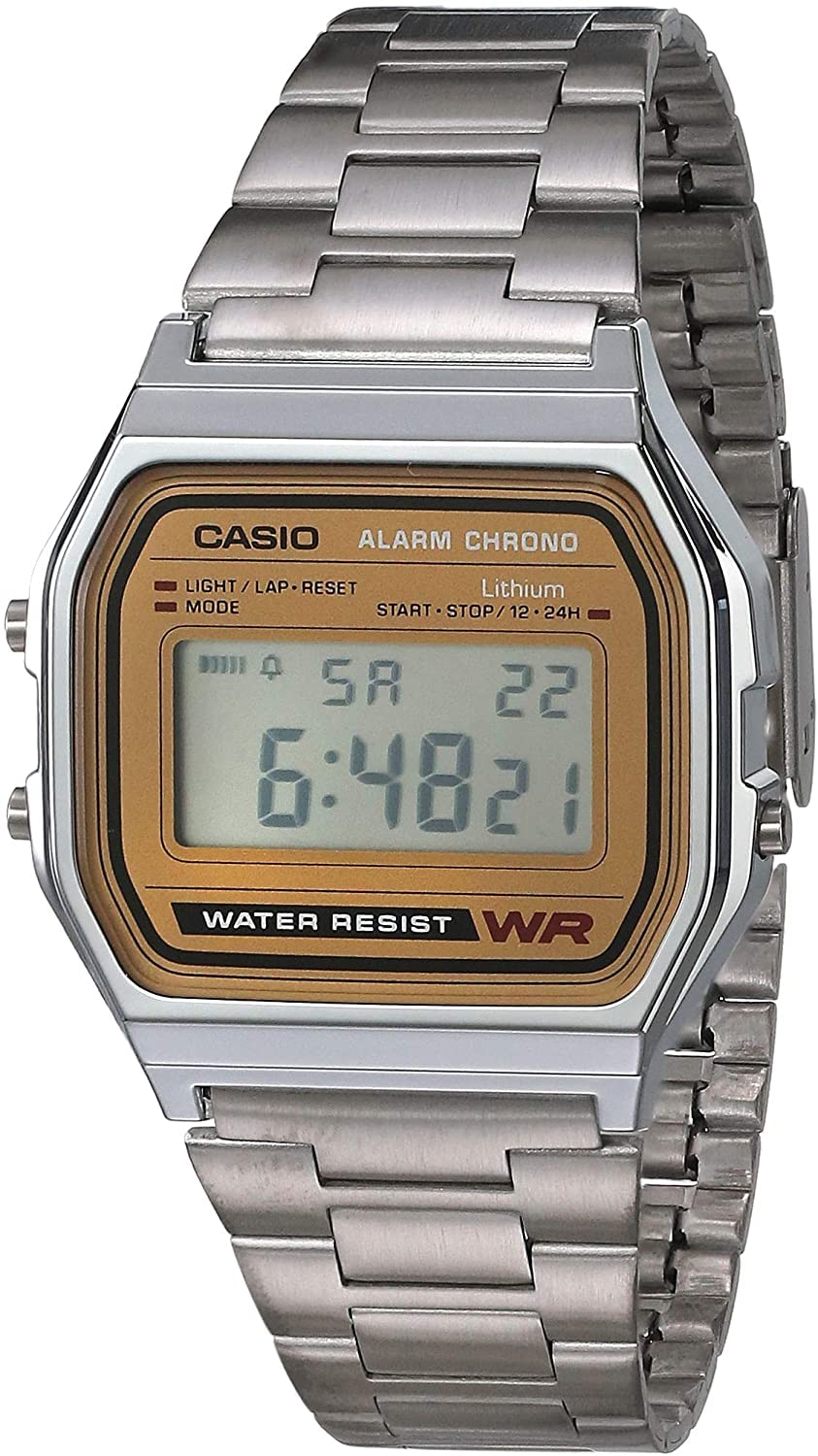 Casio Vintage A158WEA-9CF Gold Digital Watch — gift idea