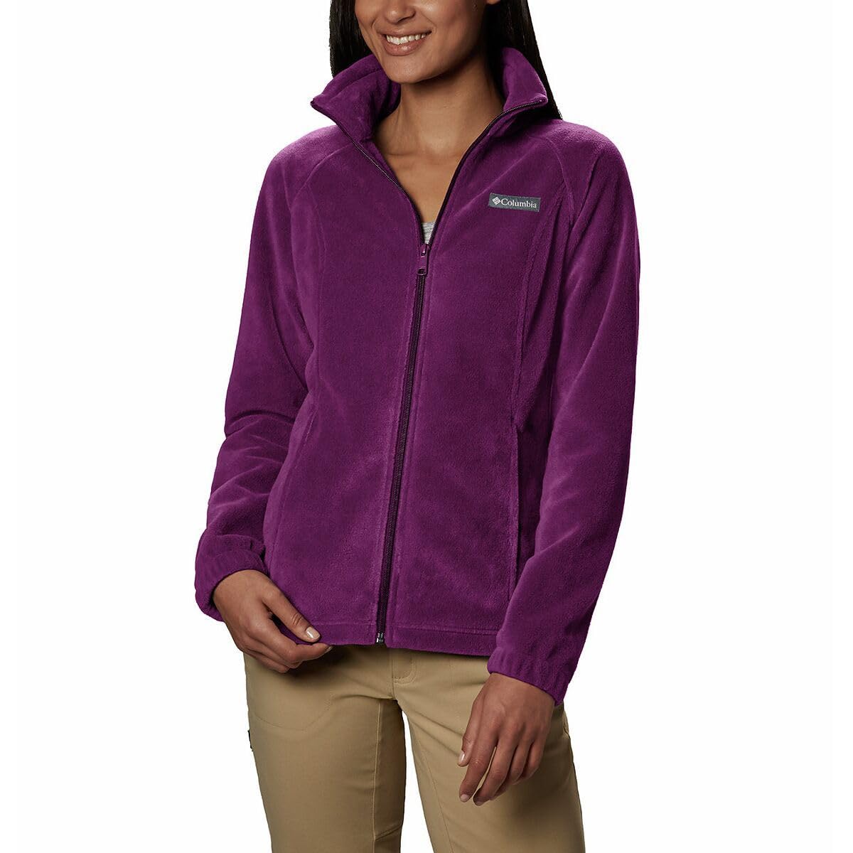 Columbia Women's Benton Springs Full Zip (Dark Raspberry, Small) — funny and quirky gift