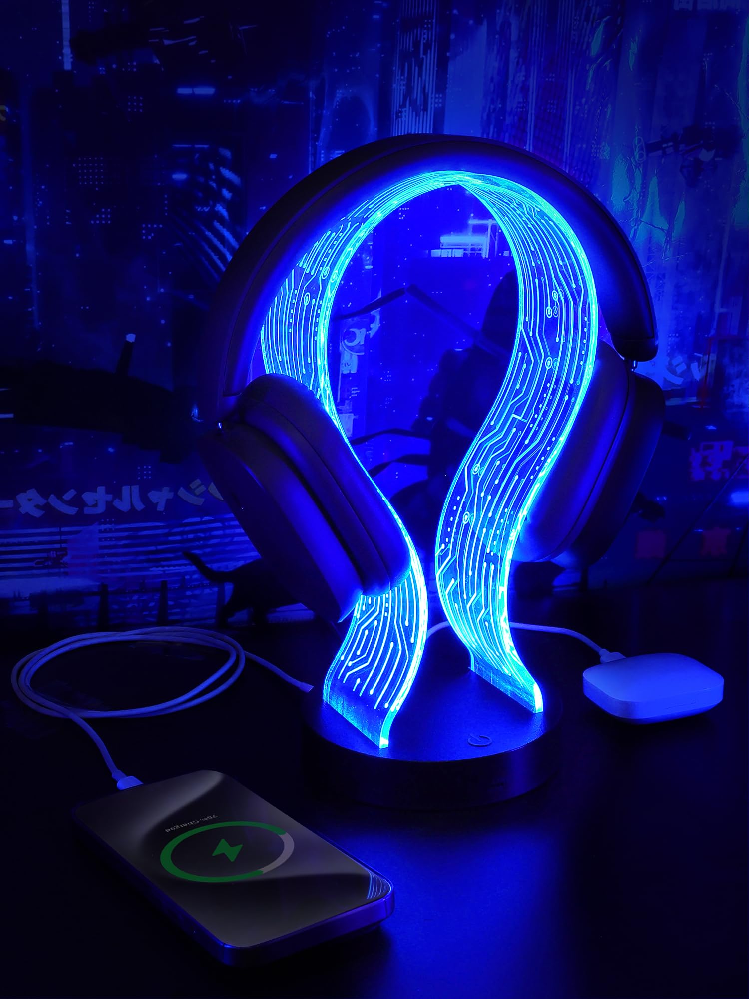 CoolGift Mart Light Up Headphone Stand, Gifts for Gamers — original gift idea
