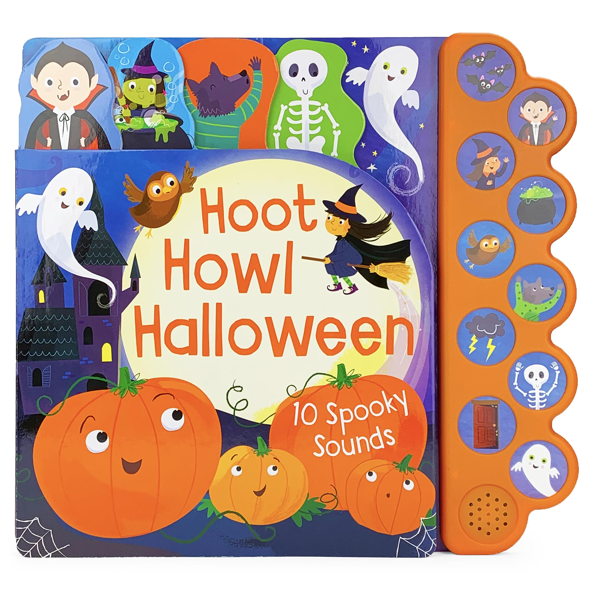 Hoot Howl Halloween, 10-Button Sound Book — gift idea