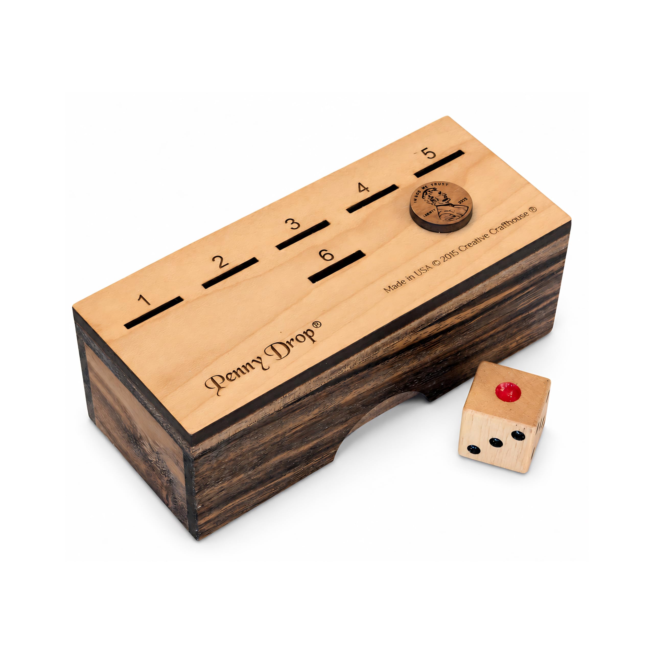 Creative Crafthouse Penny Drop Wooden Game — gift idea