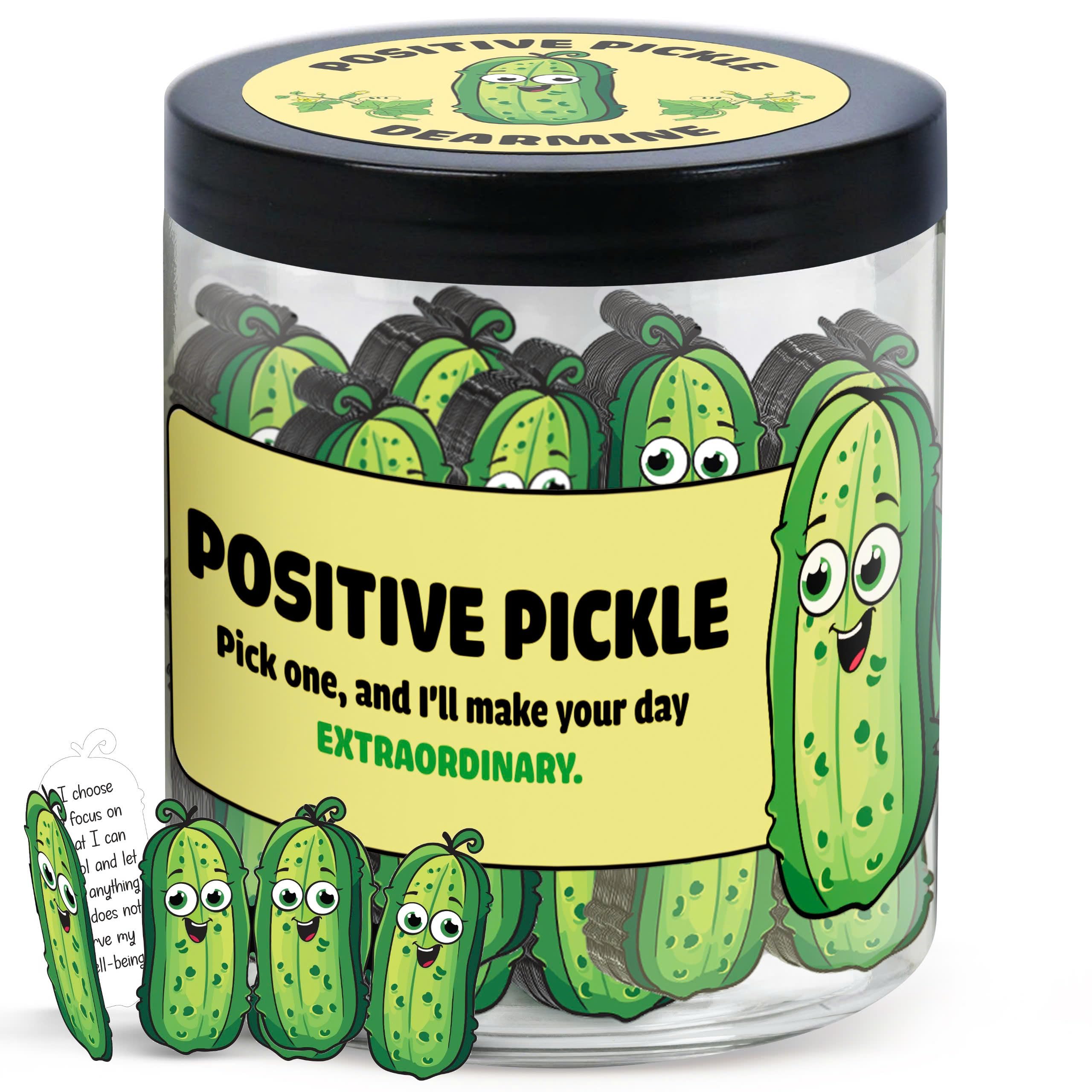 Positive Pickle Cards Jar — funny and quirky gift