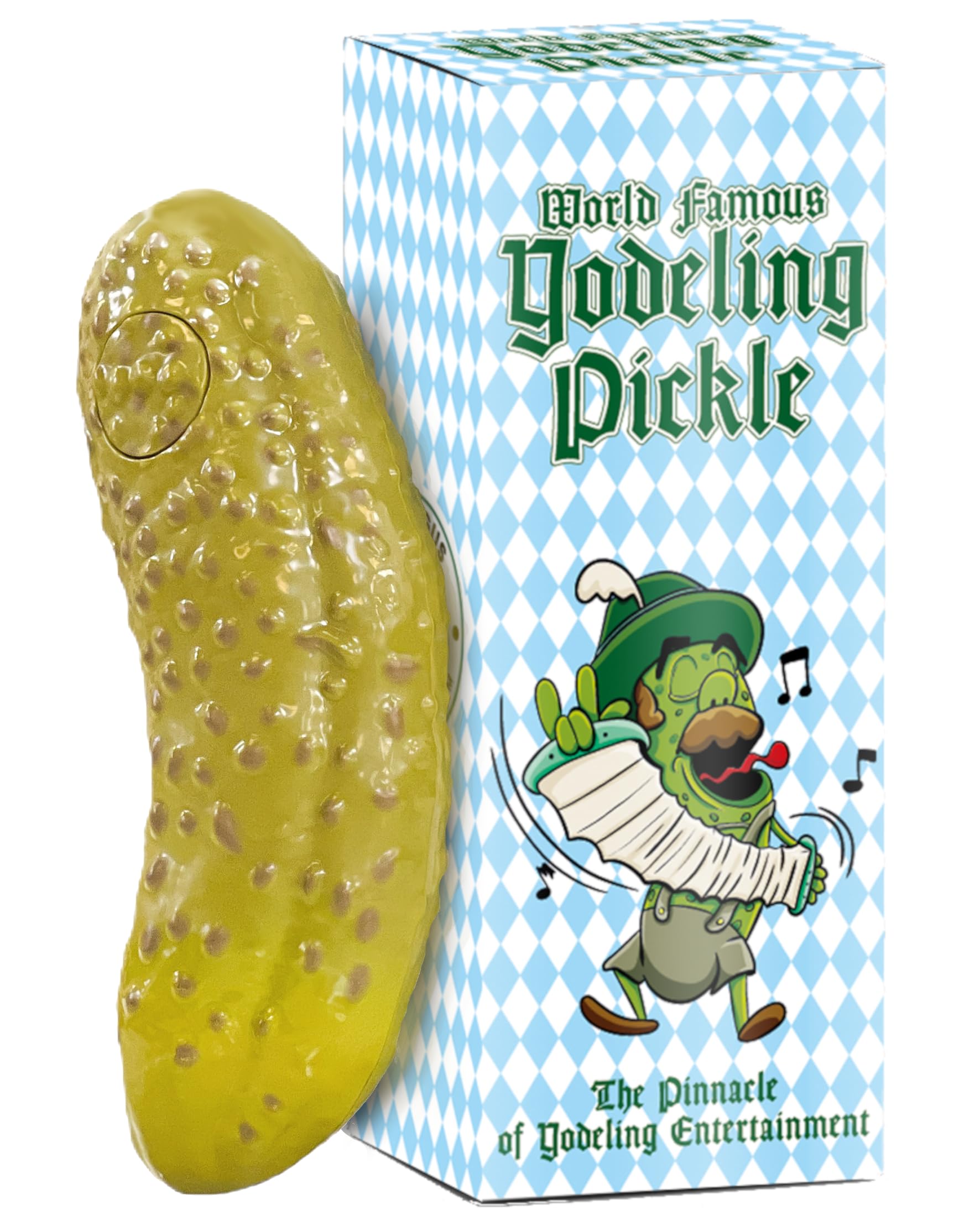 DR DINGUS YODELING PICKLE | Sings Dill-lightful Yodel Song — funny and quirky gift