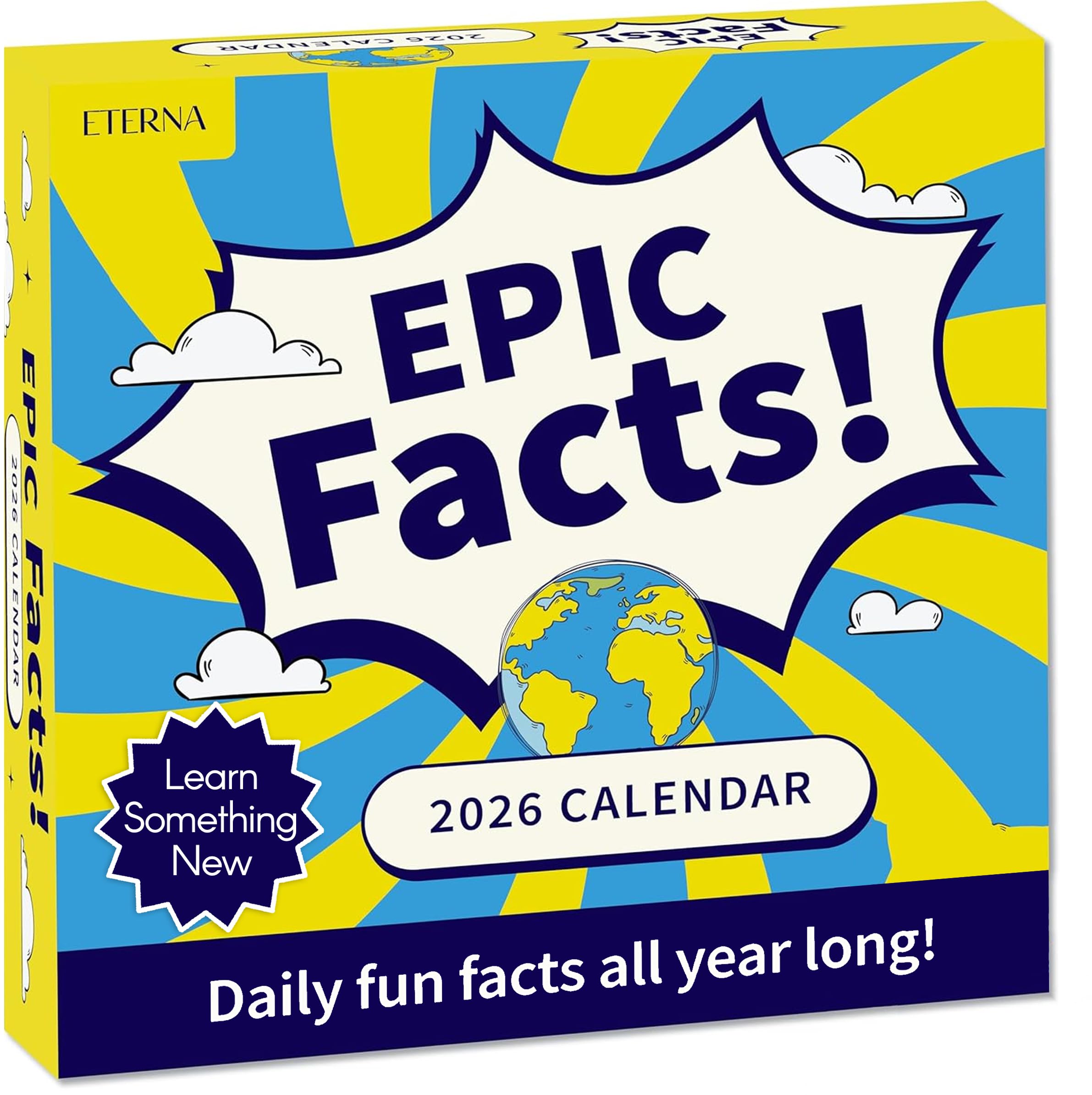2026 Epic Facts Daily Desktop Calendar — funny gift