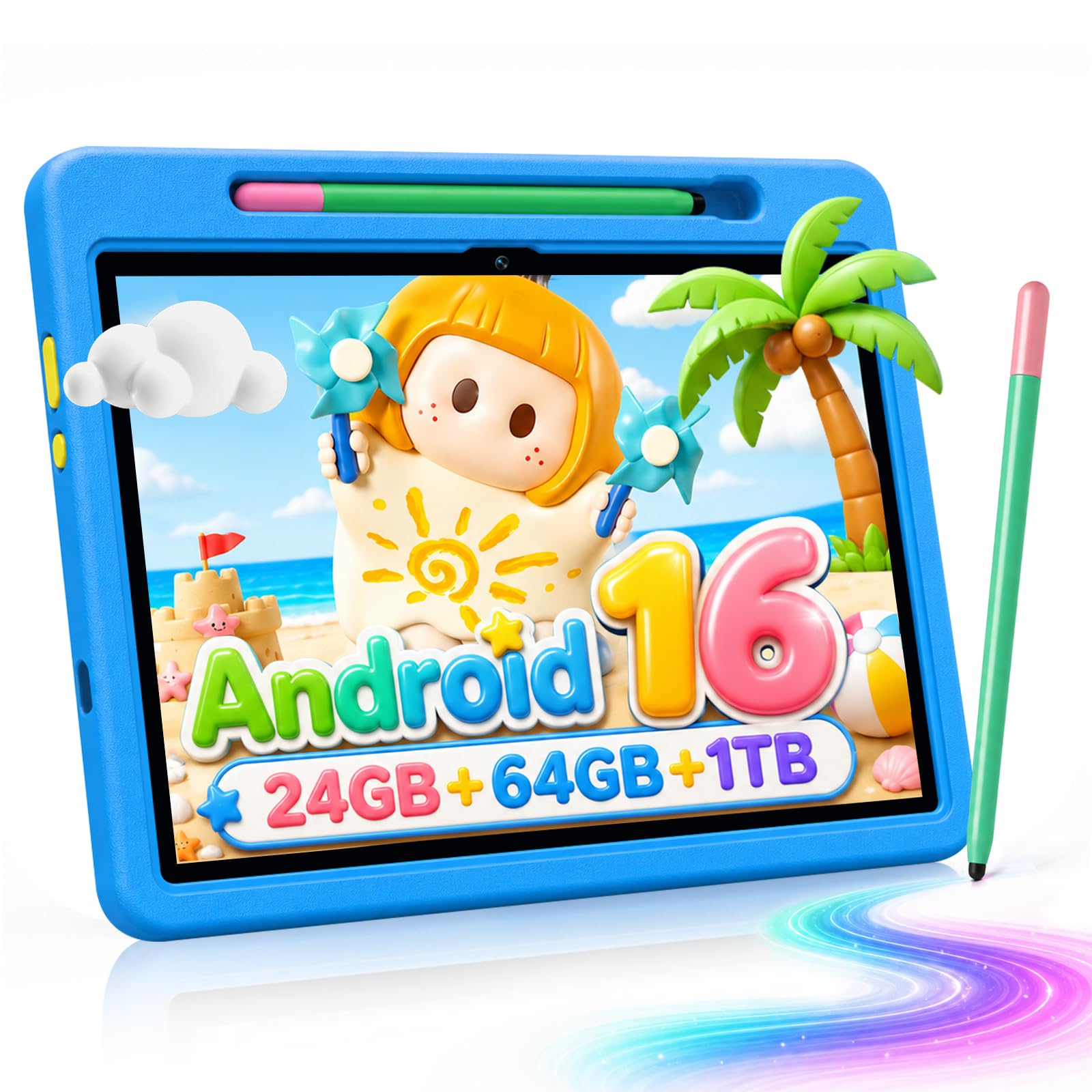 Evermyth 10-Inch Kids Tablet with Stylus and Case — gift idea