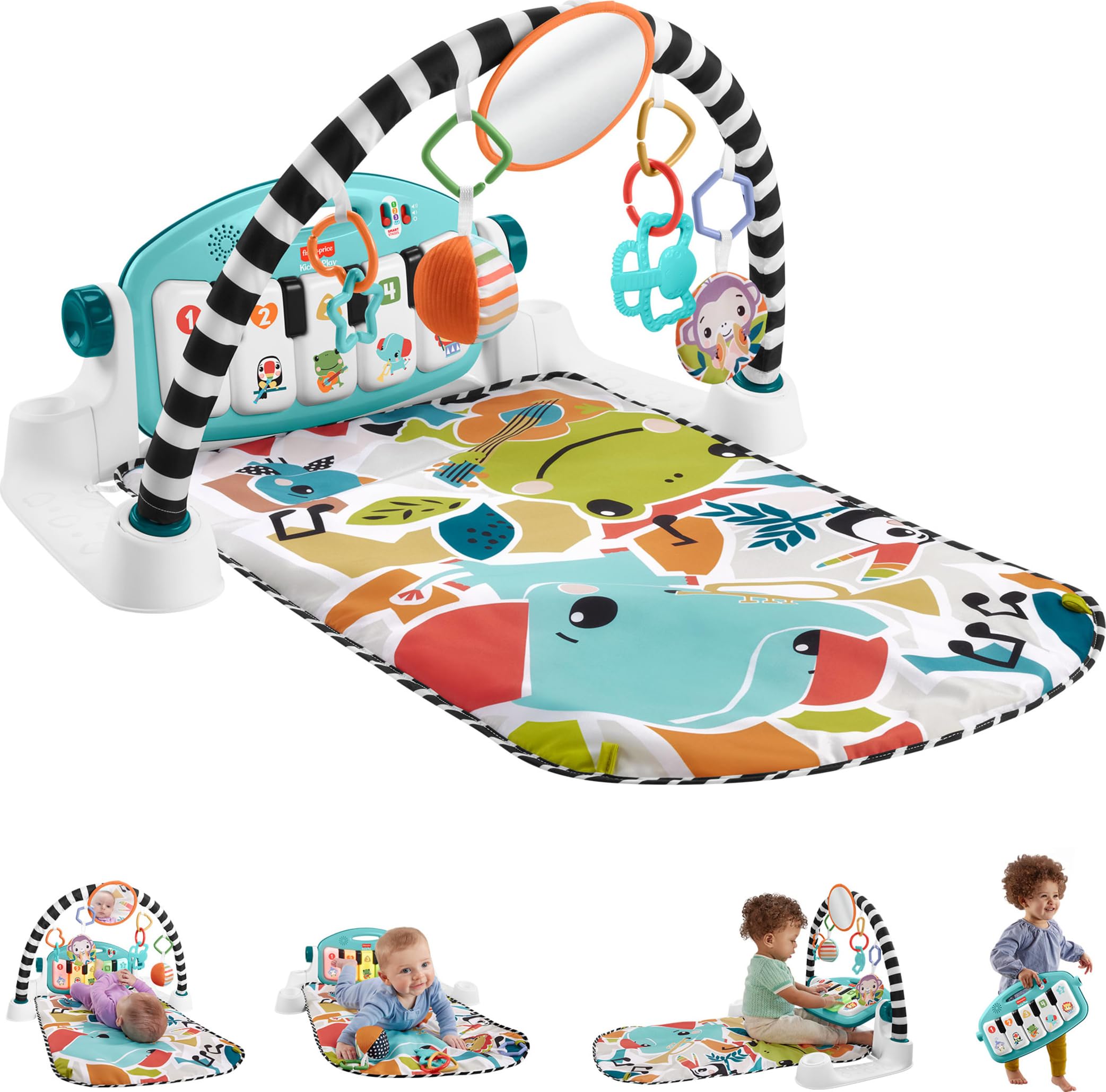 Fisher-Price Glow and Grow Kick & Play Piano Gym — funny and quirky gift