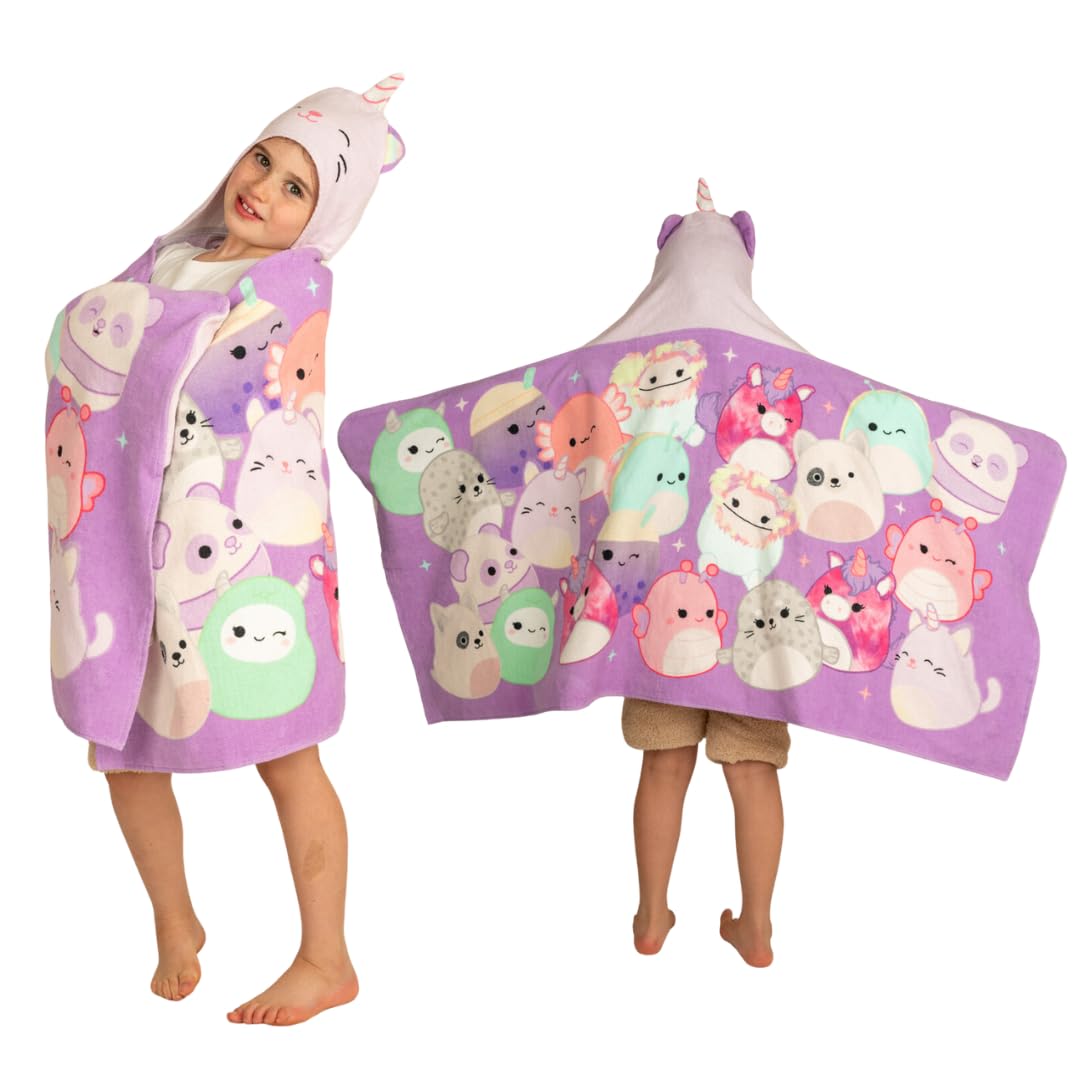 Squishmallows Hooded Towel Wrap for Kids — gift idea