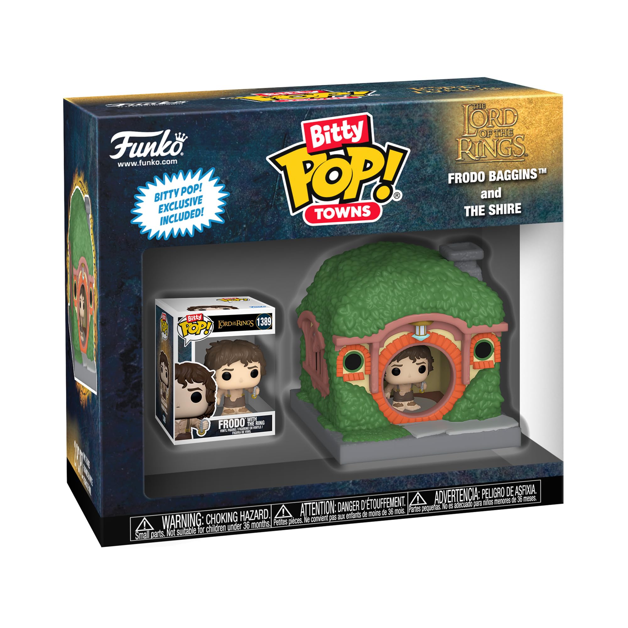 Funko Bitty POP! Town: The Lord of the Rings - Frodo Baggins & The Shire — original gift idea