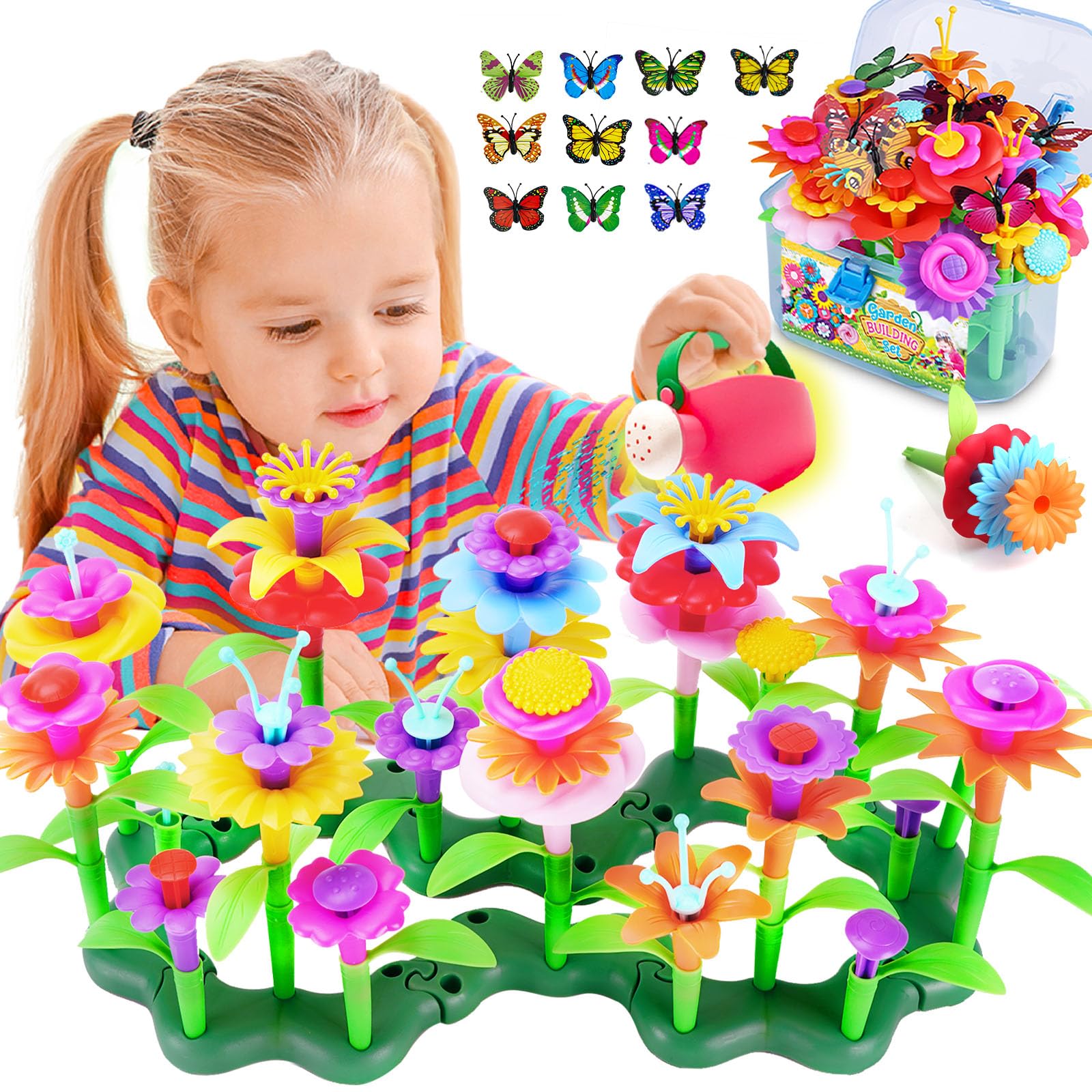 FUNZBO Flower Garden Building Set, 109 Pieces — gift idea