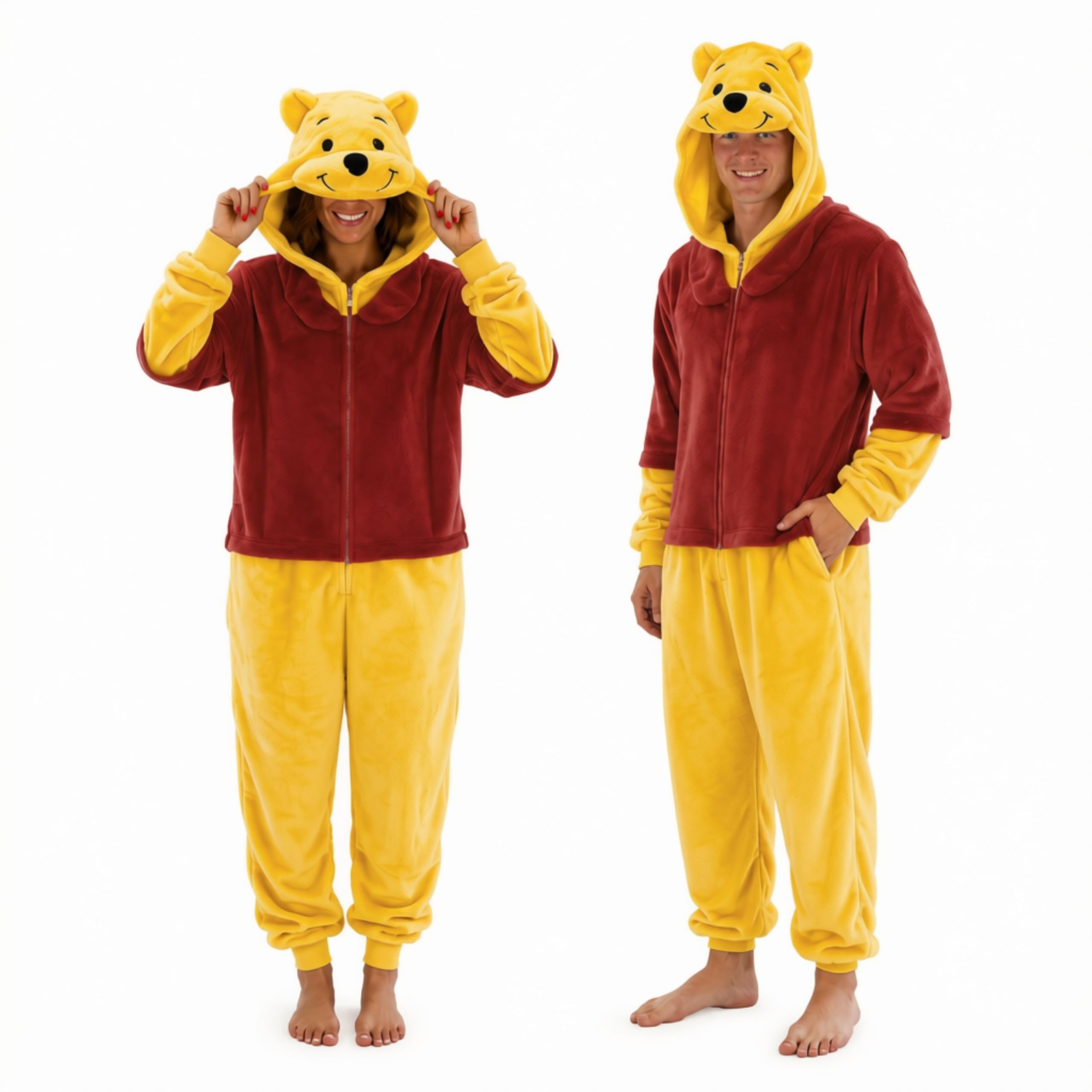 Funziez Golden Honey Bear Adult Onesie — gift idea