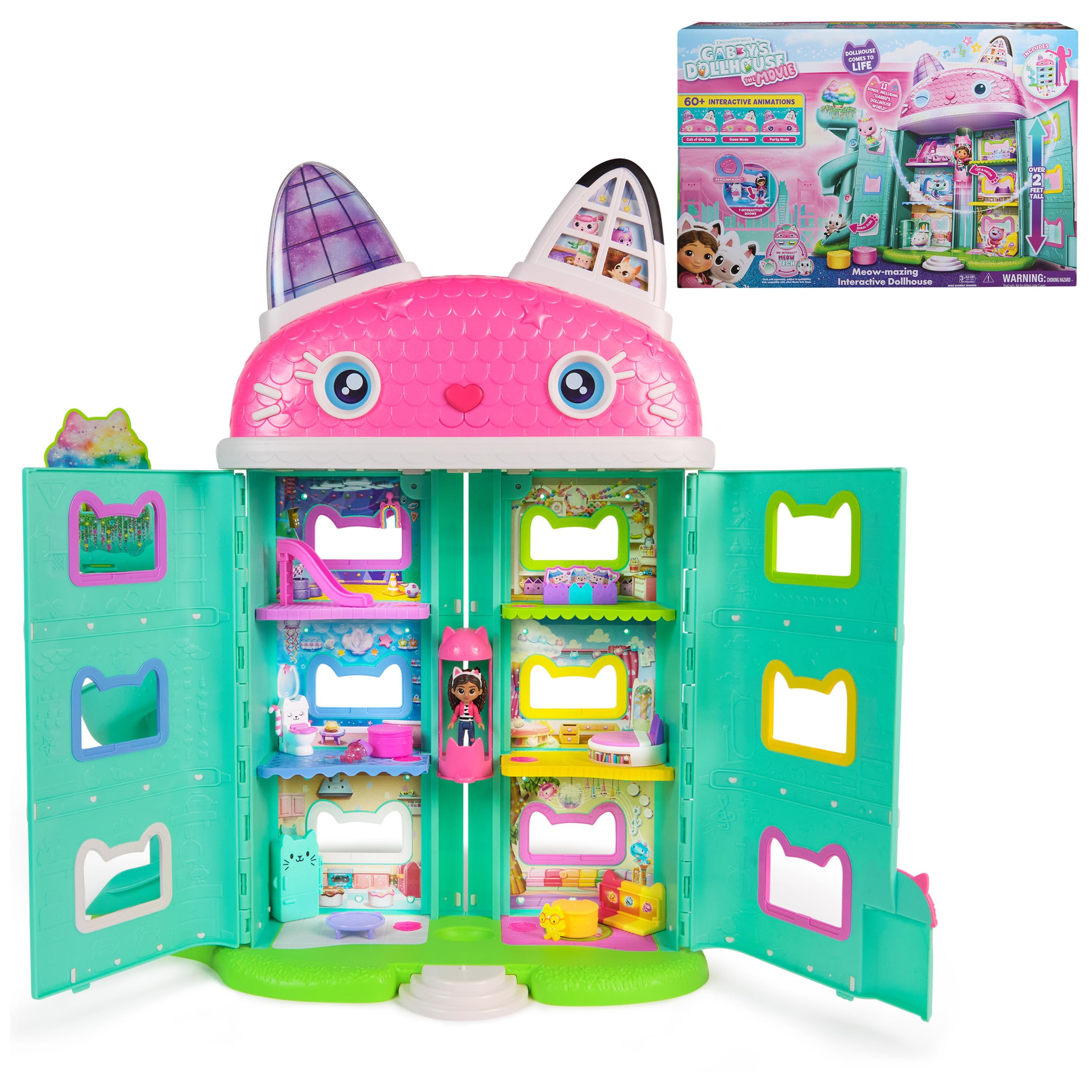 Gabby's Dollhouse: The Movie Meow-Mazing Interactive Dollhouse — funny gift