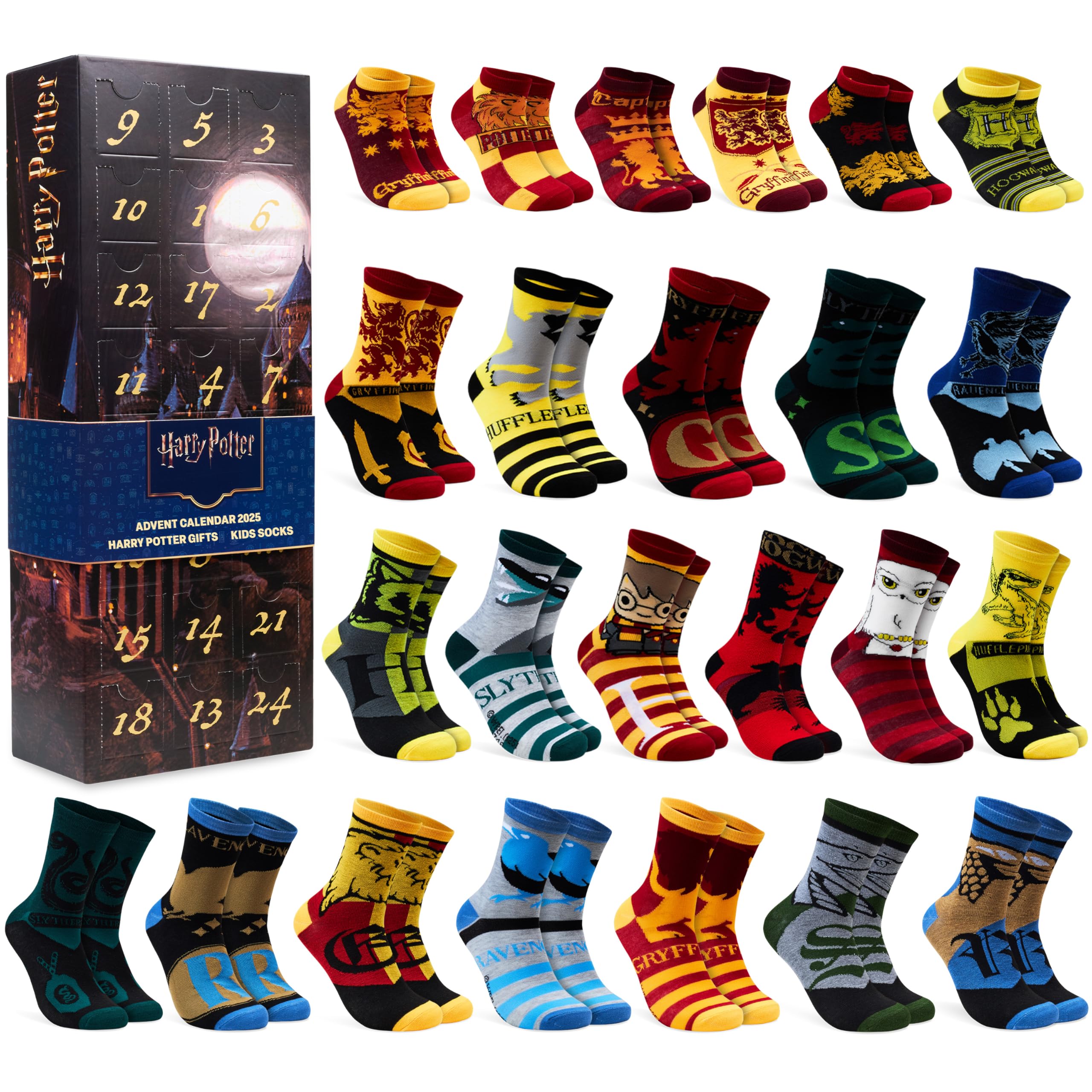 Harry Potter 24-Pair Socks Advent Calendar 2026