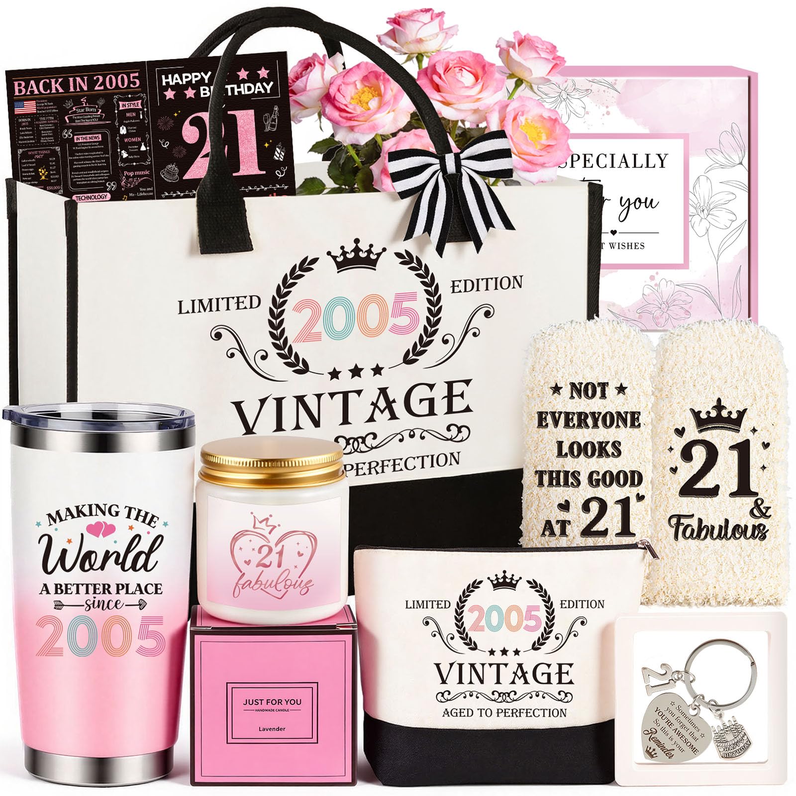 Giftota 21st Birthday Gift Box, Vintage 2005 Edition — gift idea