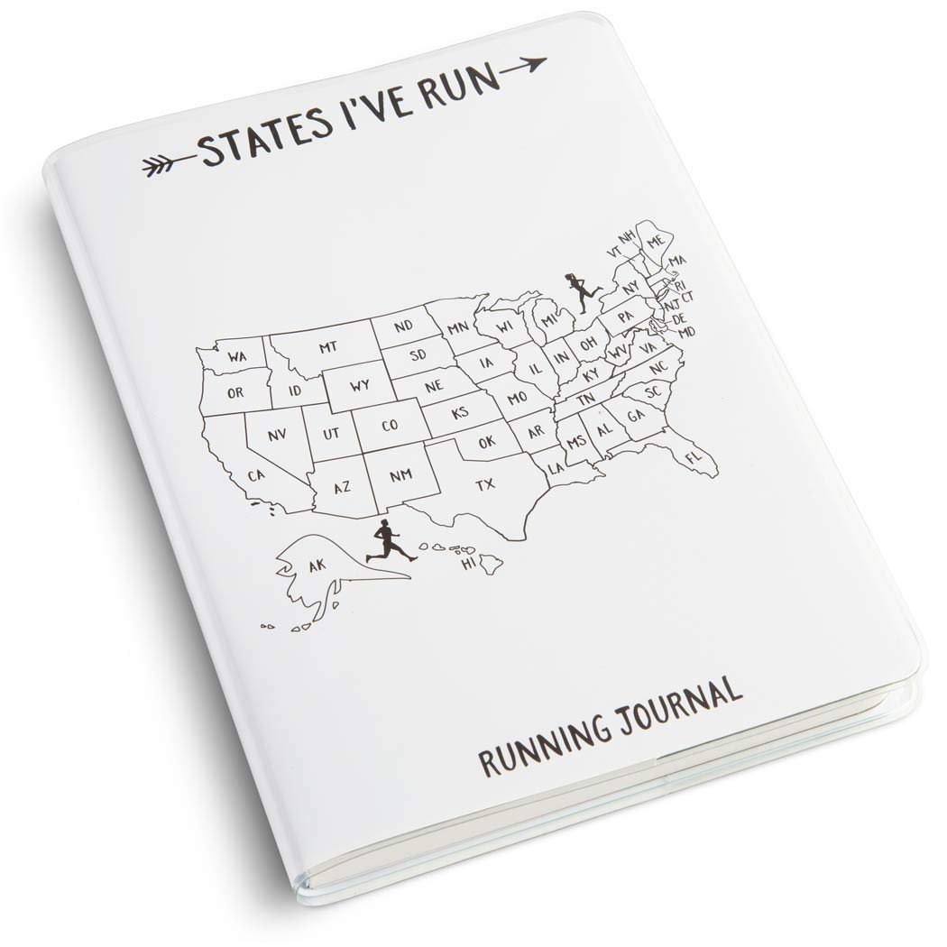 Gone For a Run Running Journal, States I've Run — gift idea