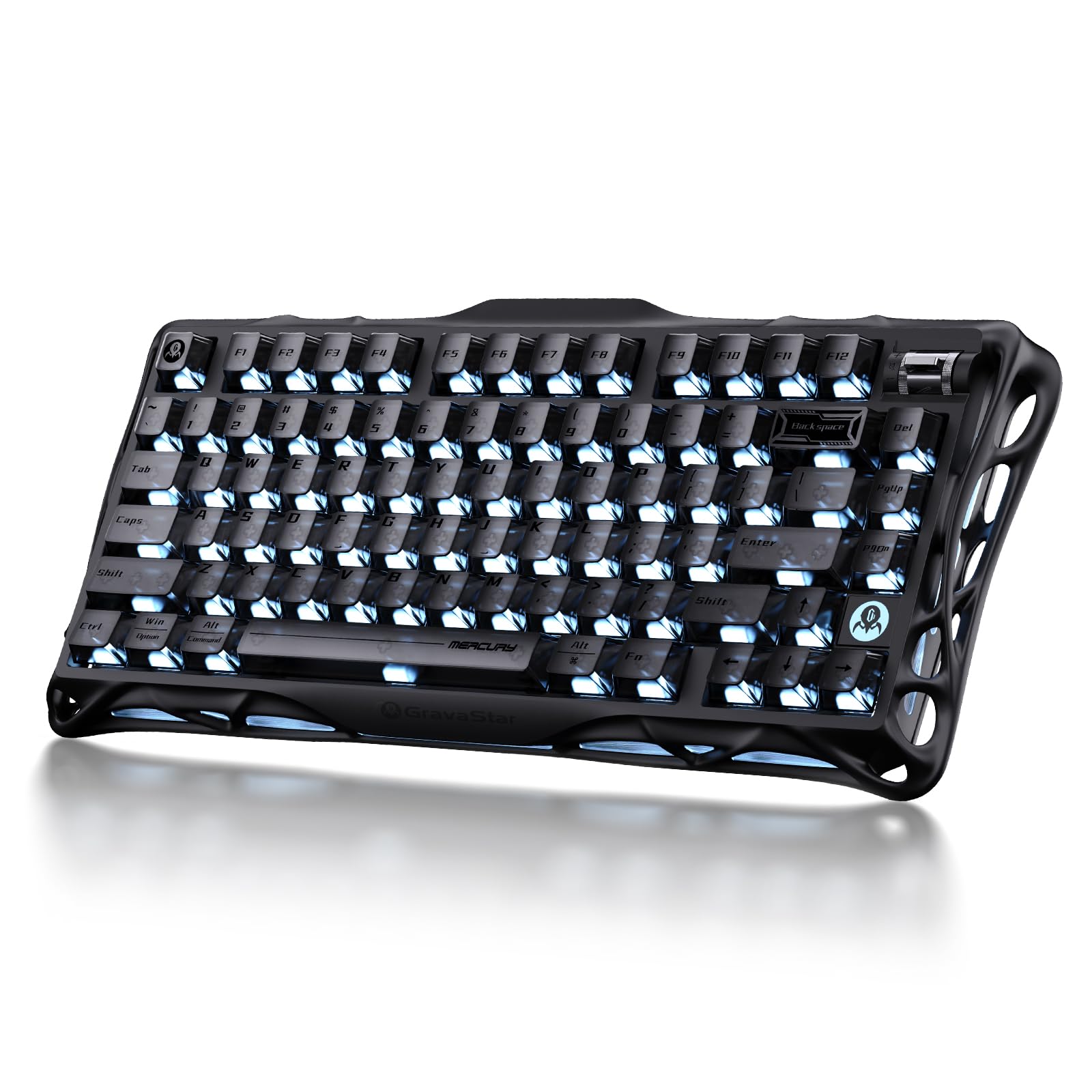 GravaStar Mercury K1 75% Wireless Mechanical Gaming Keyboard with RGB Backlight — gift idea