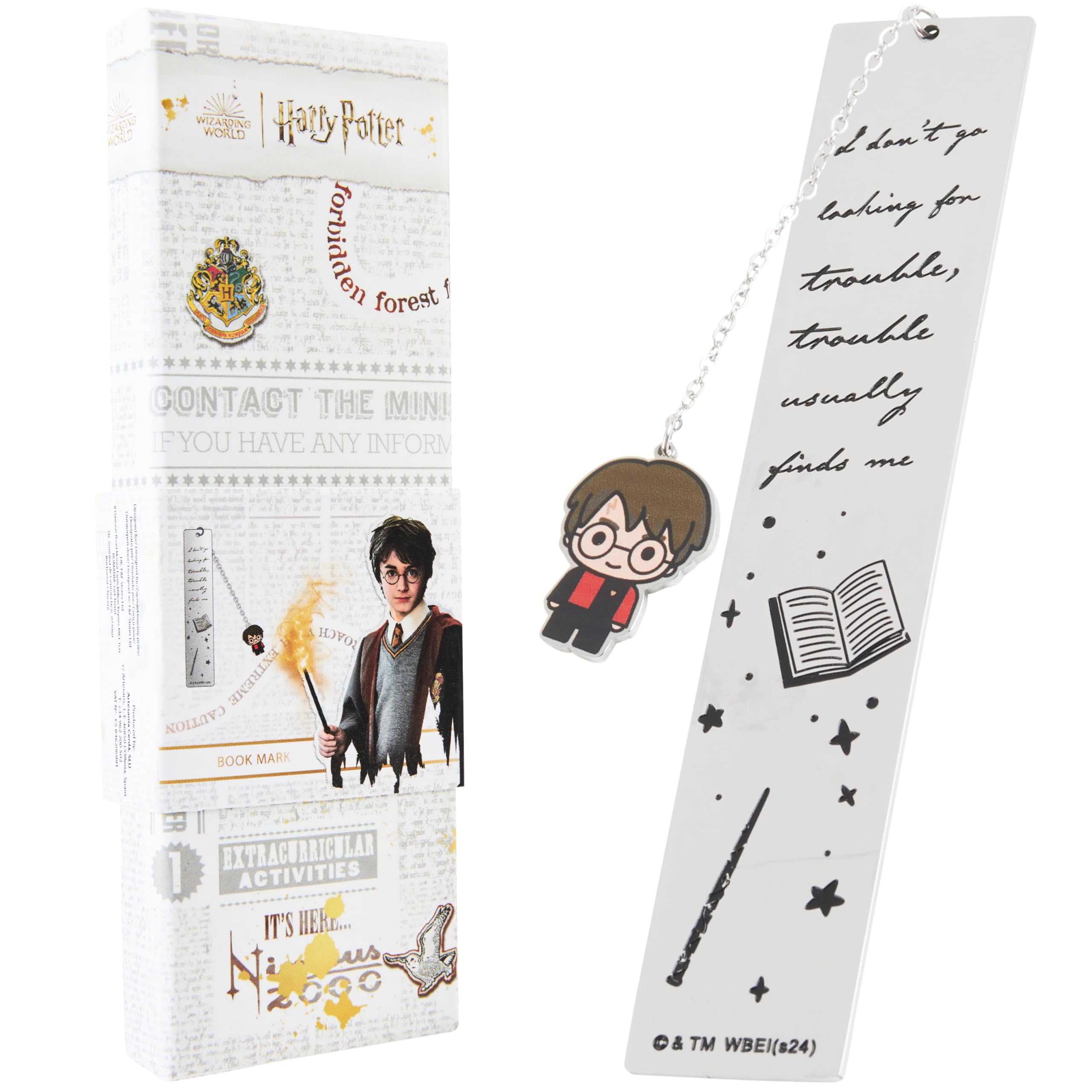 Harry Potter Golden Snitch Metal Bookmark — gift idea