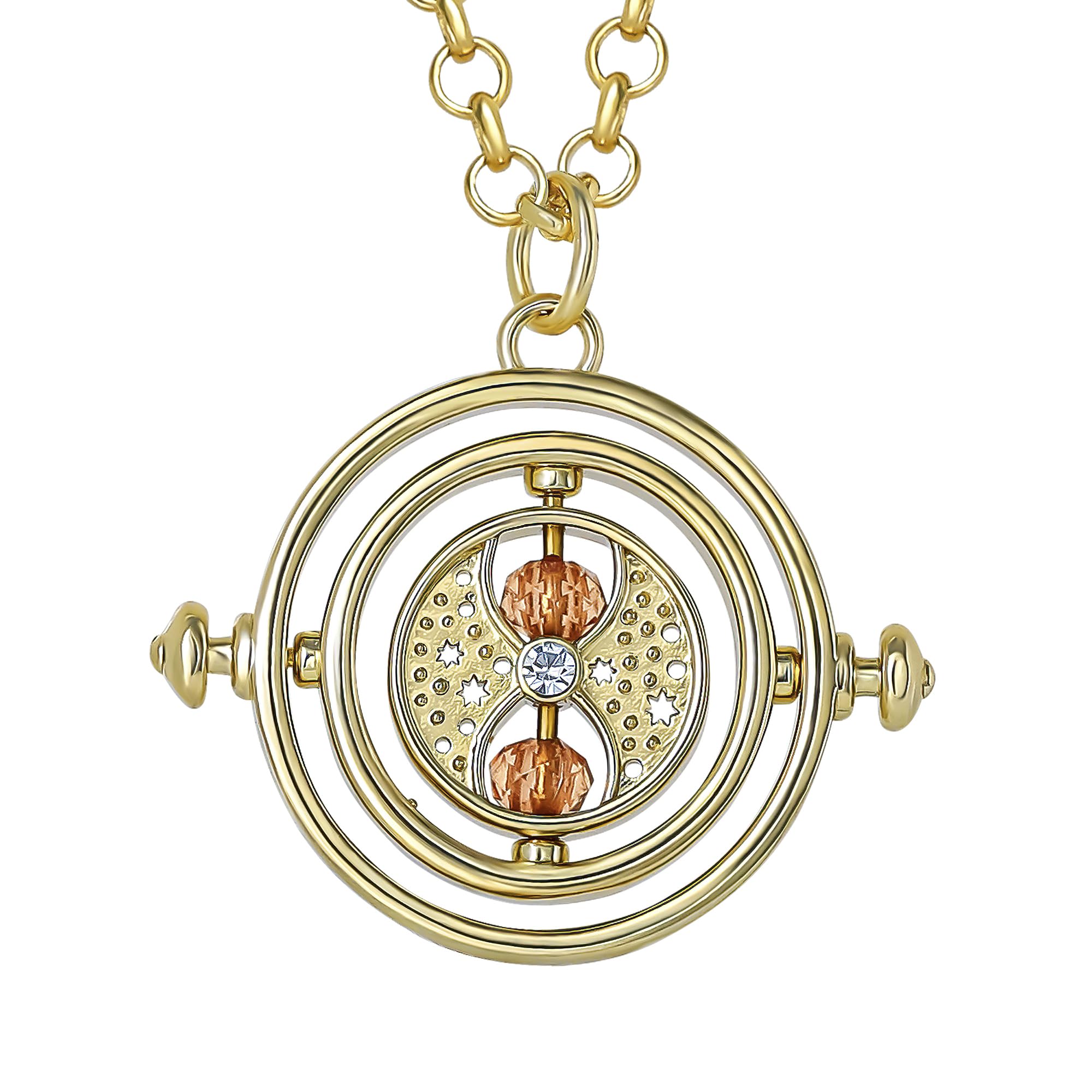 Harry Potter Time-Turner Pendant Necklace, Gold Tone — gift idea