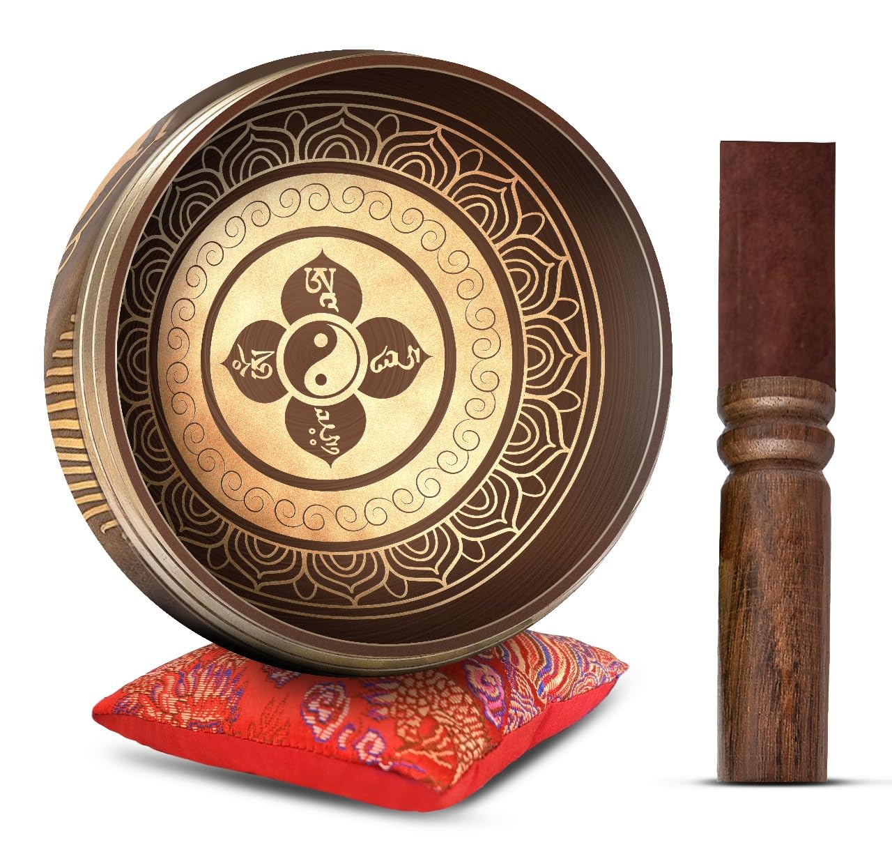 Himalayan Bazaar 4-Inch Tibetan Singing Bowl Set — gift idea