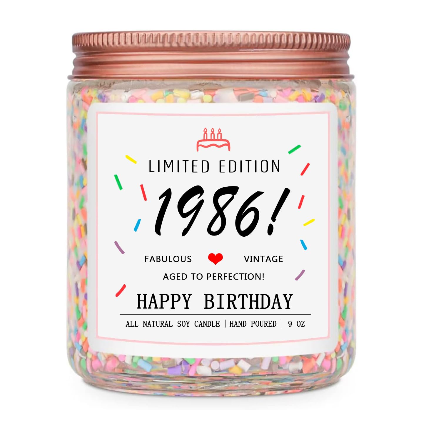 Homsolver 1986 Limited Edition 40th Birthday Candle — gift idea