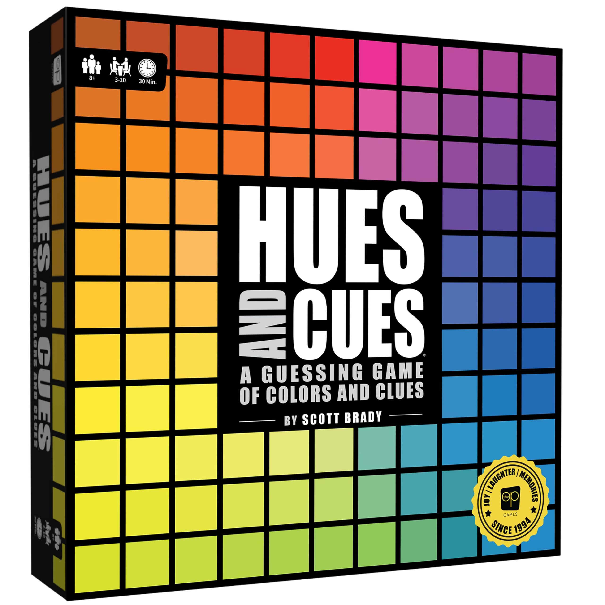 Hues and Cues Color Guessing Board Game (3-10 Players) — gift idea