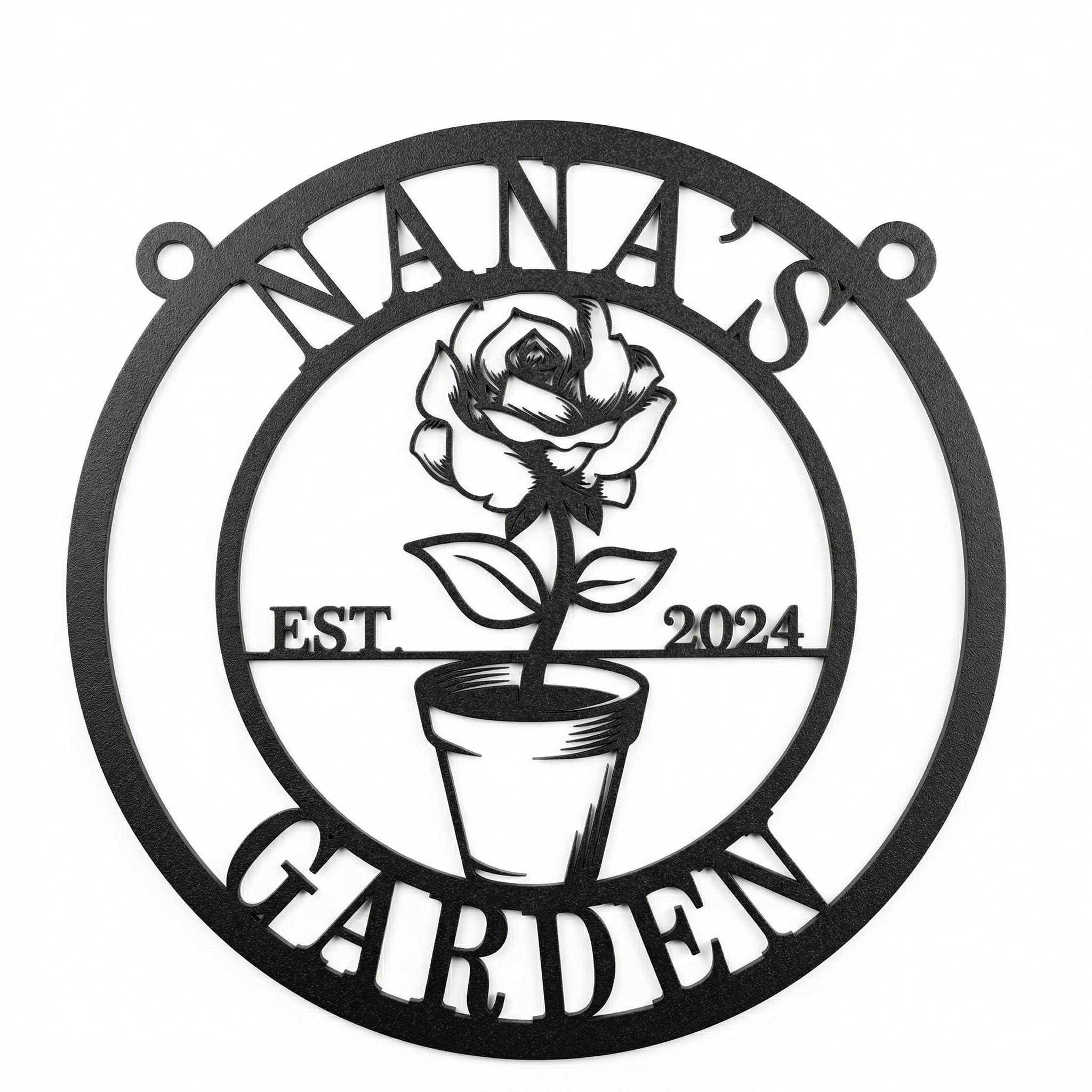 HYTSIGN Personalized Metal Garden Sign — gift idea