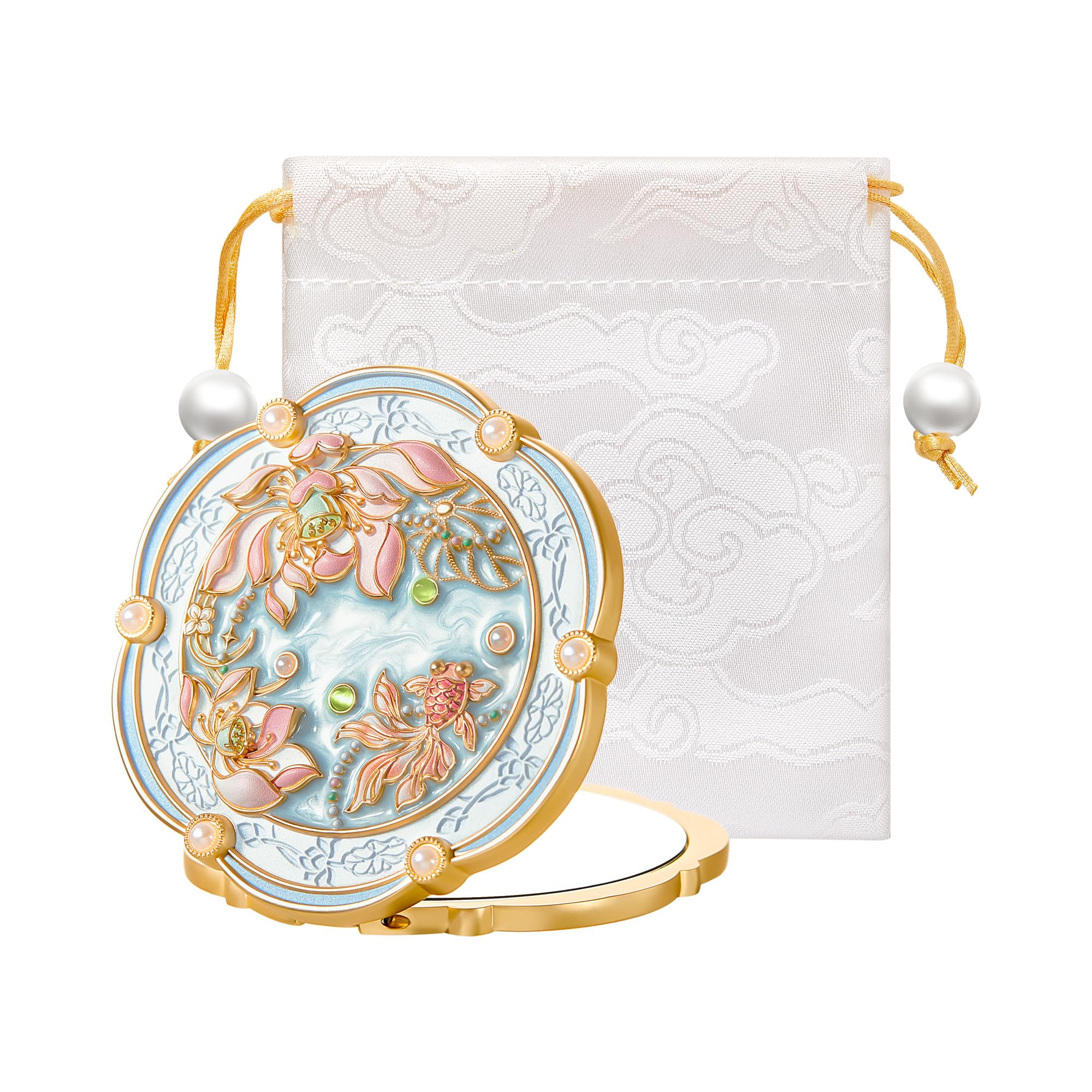 Imperblooms Lotus Bloom compact mirror — gift idea