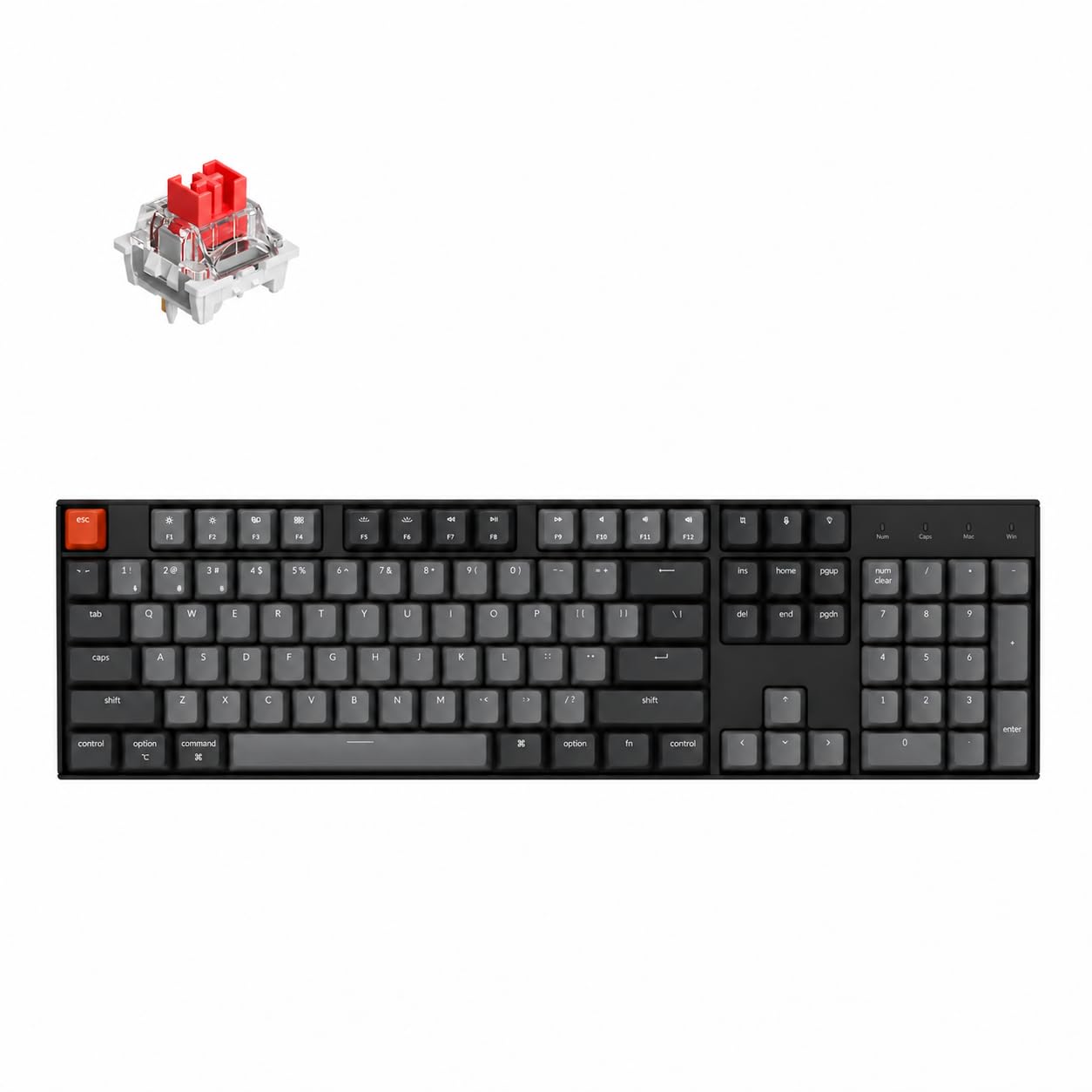 Keychron K10 Full-Size Wireless Mechanical Keyboard — funny and quirky gift